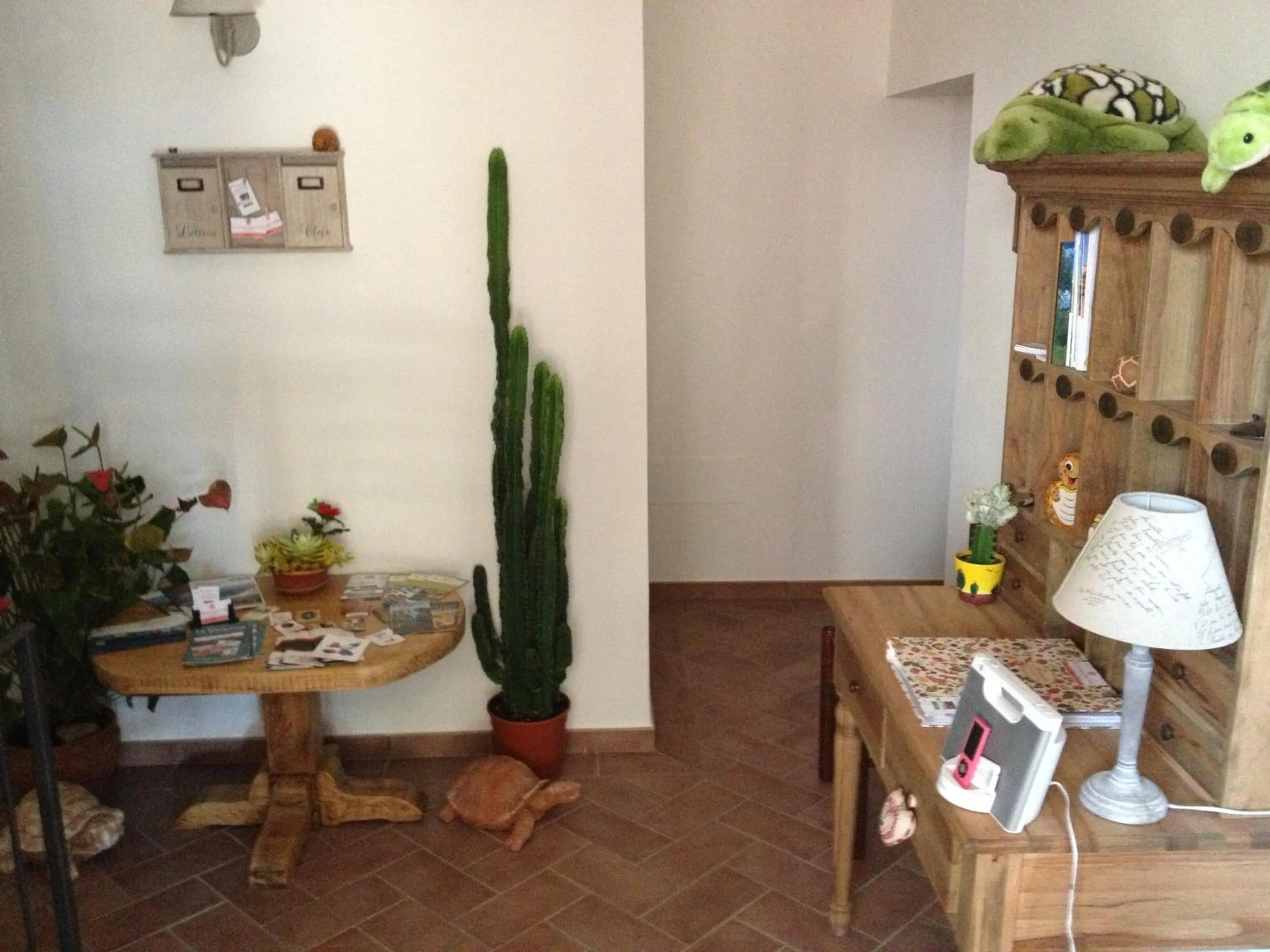 Lobby or reception in Le Tartarughe rooms