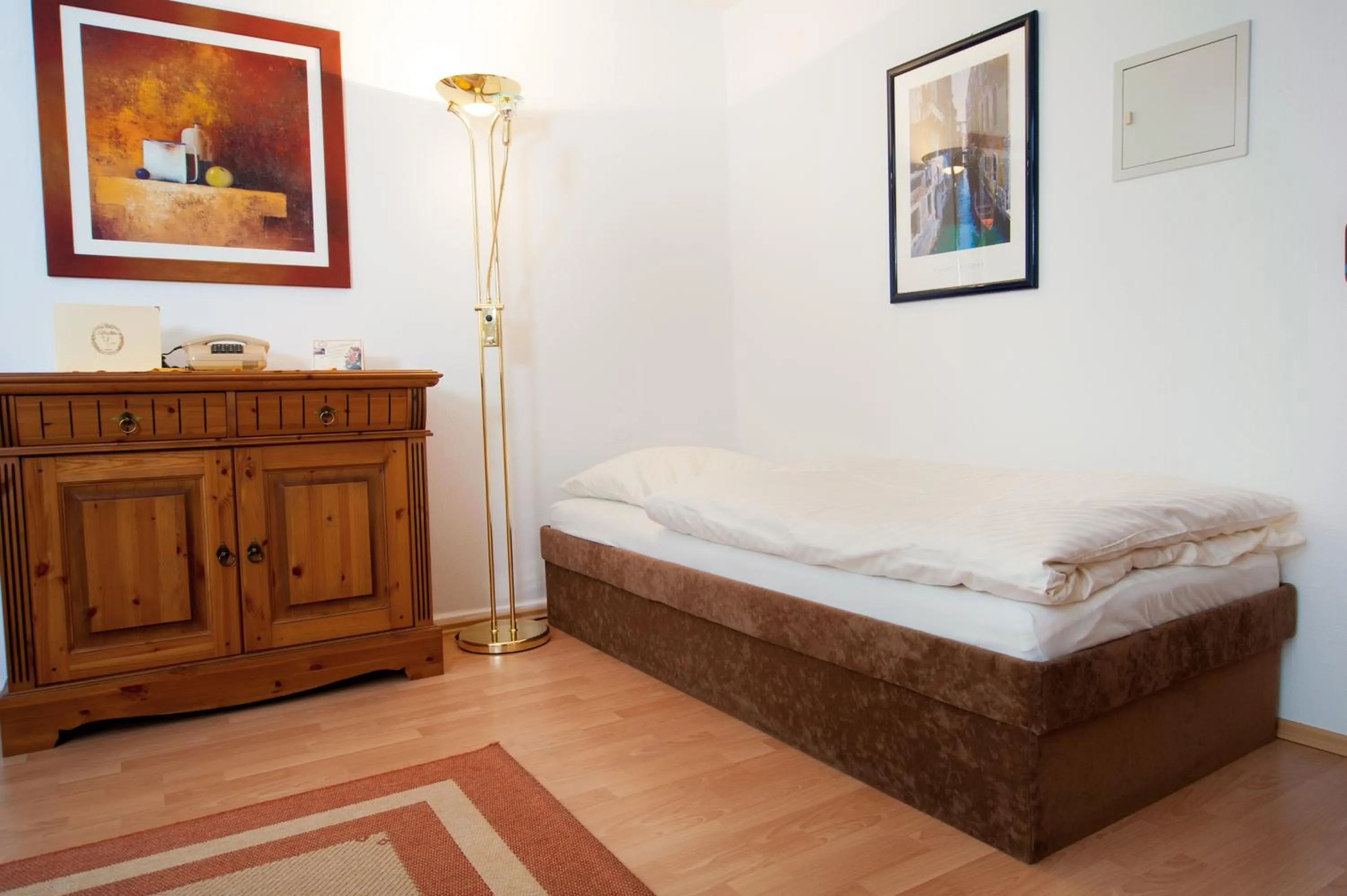 Bed in Ferienapartments Schnibbe