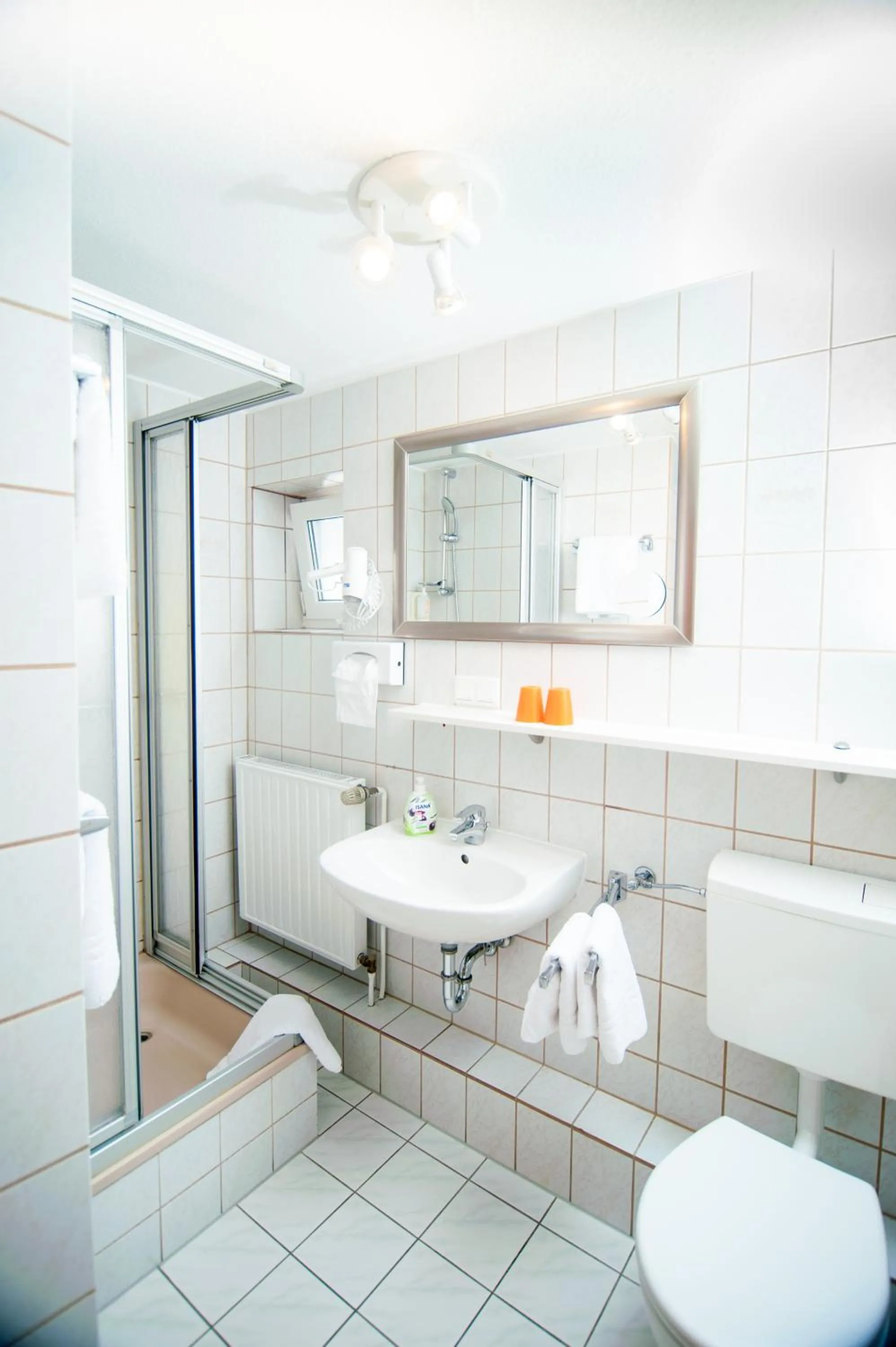 Bathroom in Ferienapartments Schnibbe