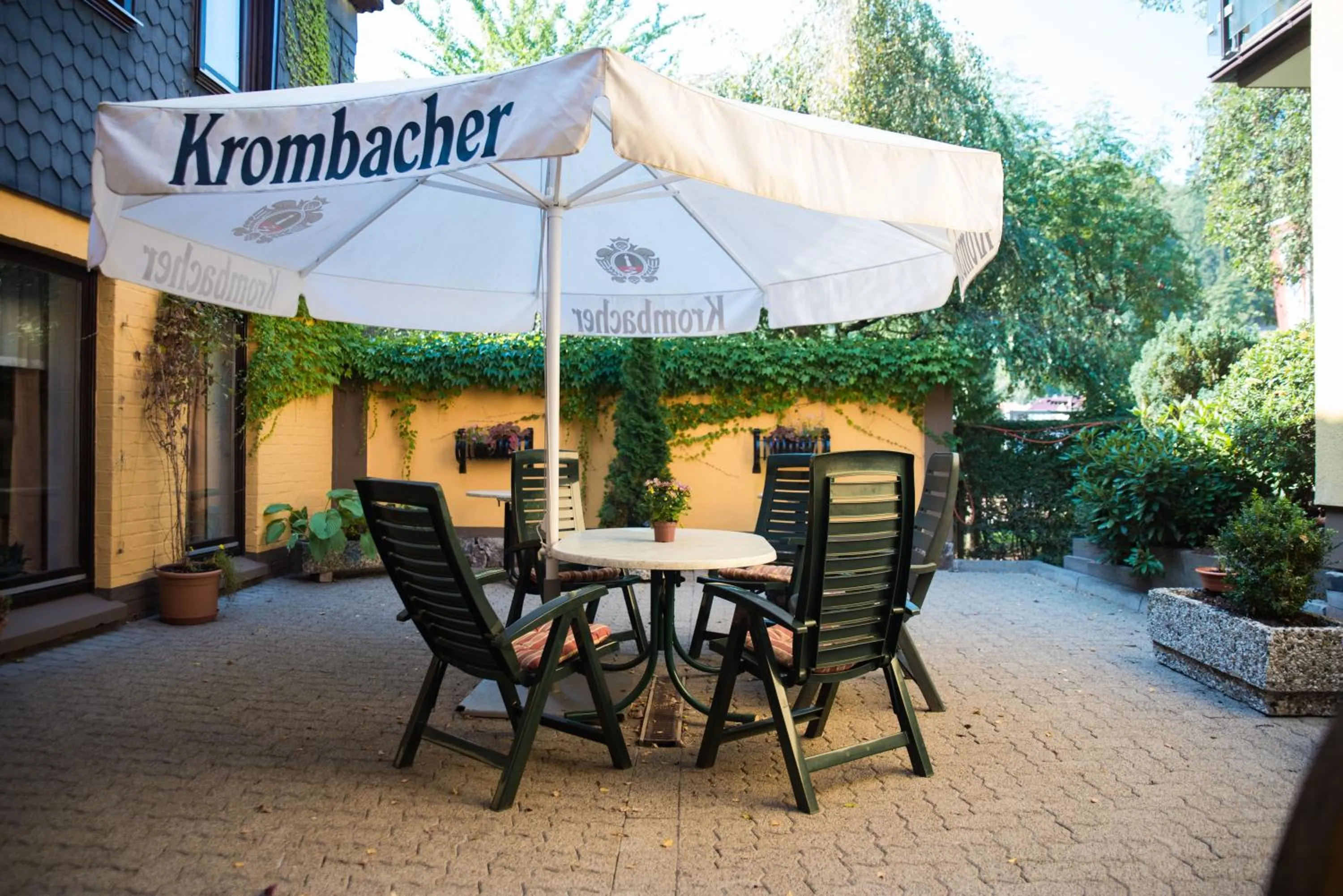 Patio in Ferienapartments Schnibbe