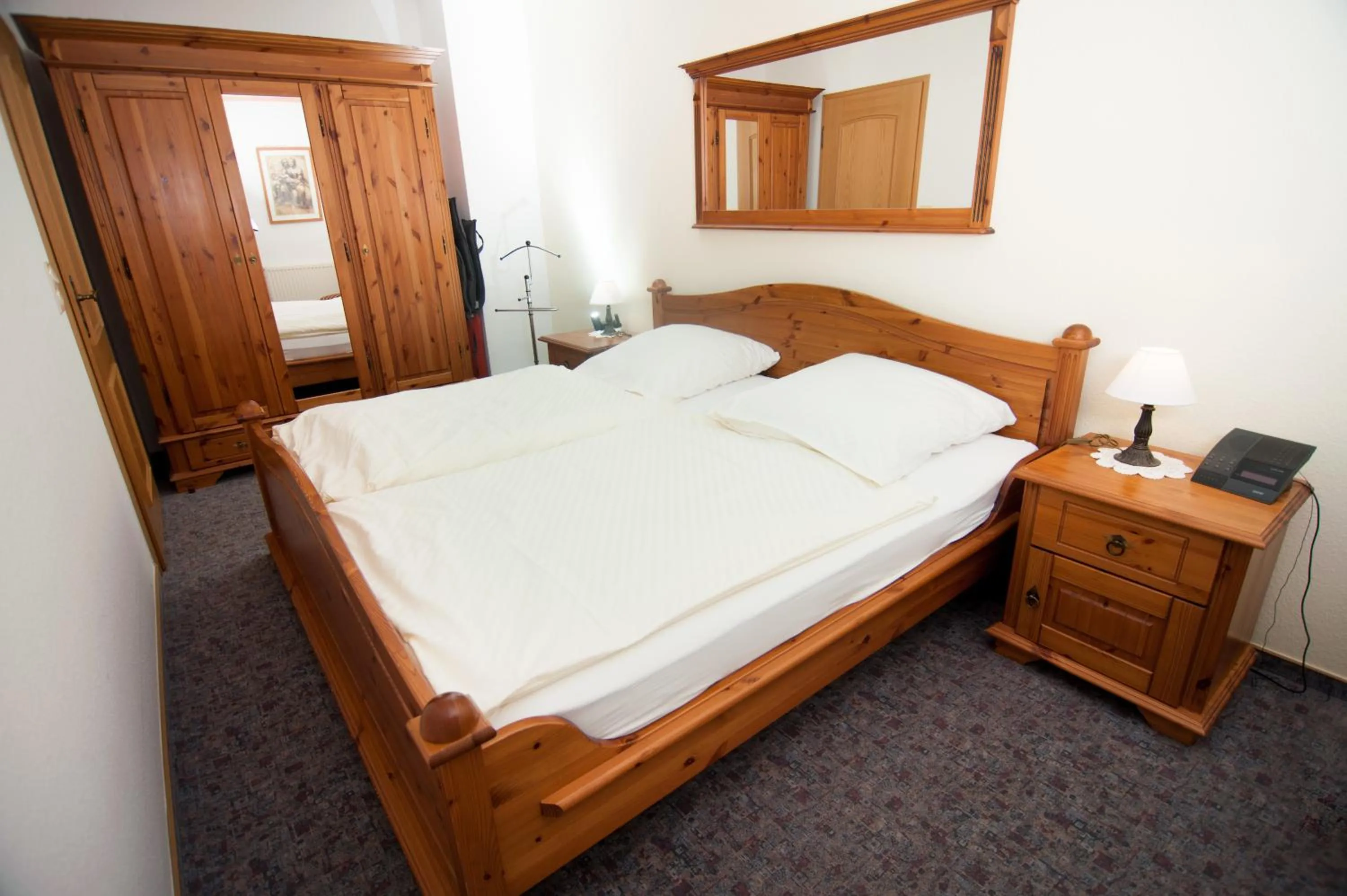 Bedroom, Bed in Ferienapartments Schnibbe
