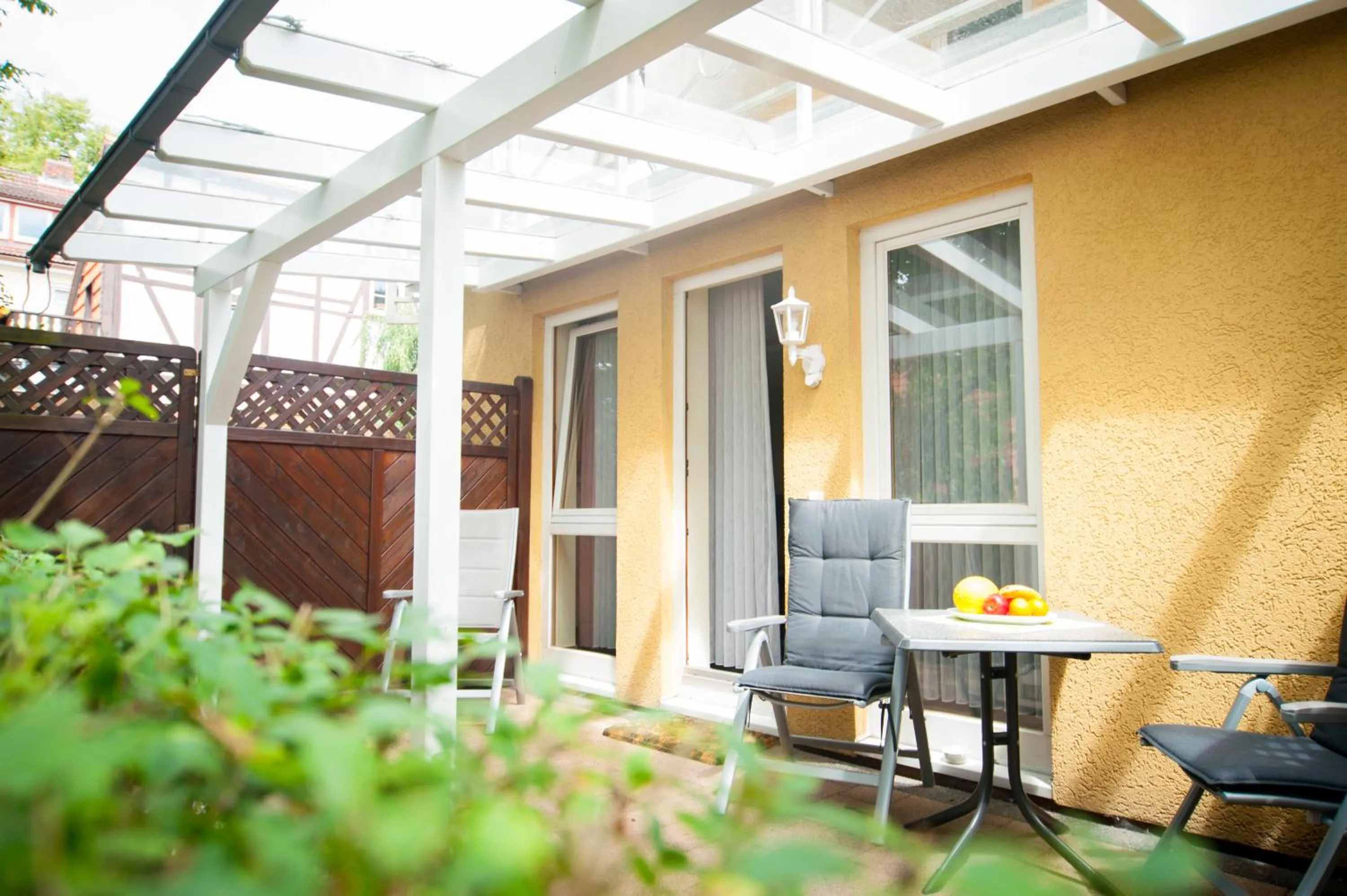 Balcony/Terrace in Ferienapartments Schnibbe