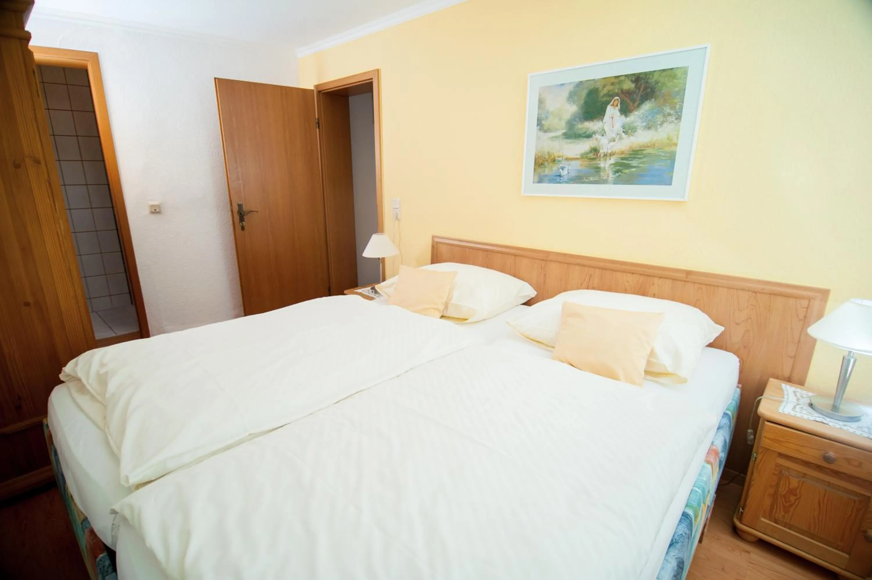 Bedroom, Bed in Ferienapartments Schnibbe