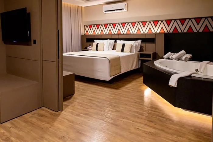 Bed in Complexo Eco Cataratas Resort by SJ