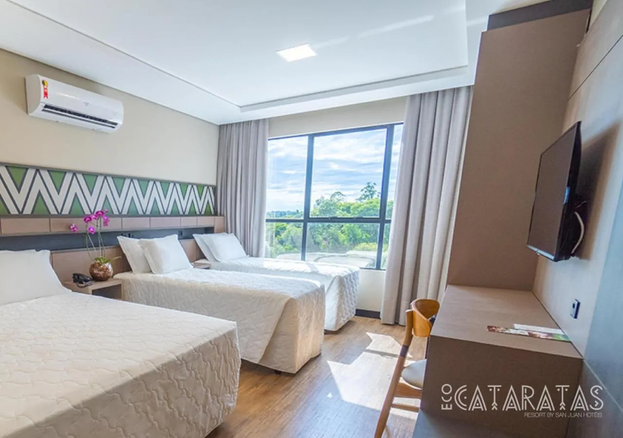 Bedroom, Bed in Complexo Eco Cataratas Resort by SJ