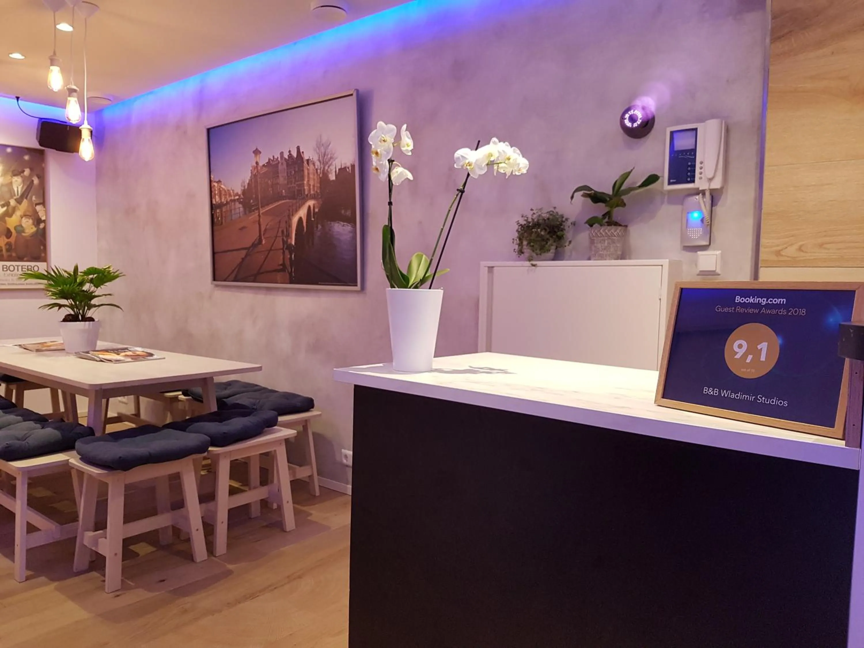 Lobby or reception in B&B Wladimir Studios