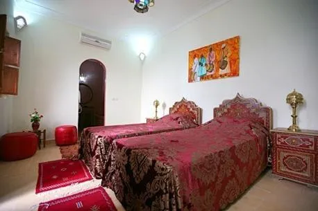 Photo of the whole room, Bed in Riad Morgane