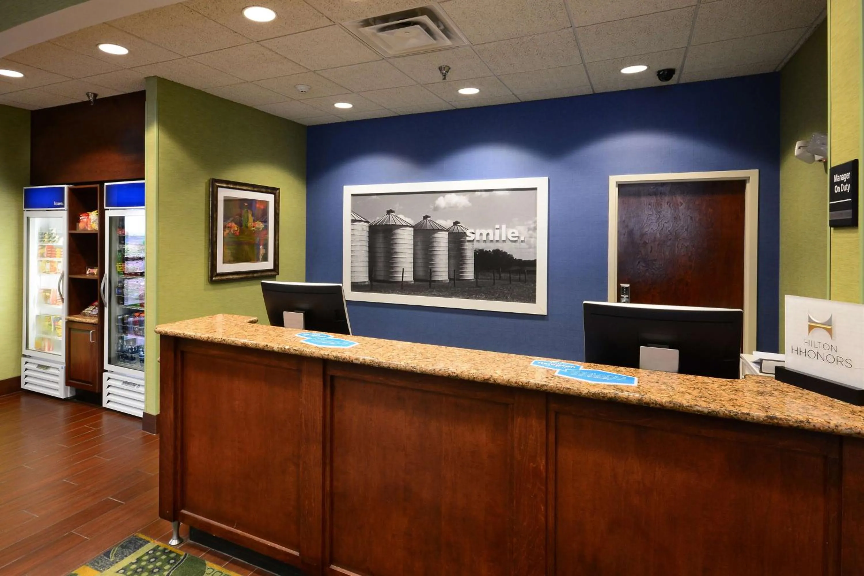 Lobby or reception in Hampton Inn Roxboro