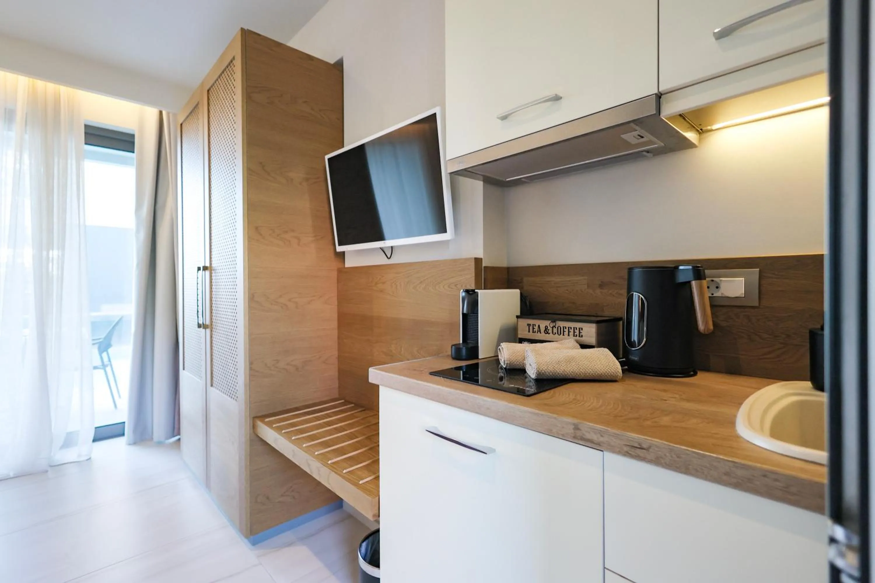 kitchen in Serenity Suites