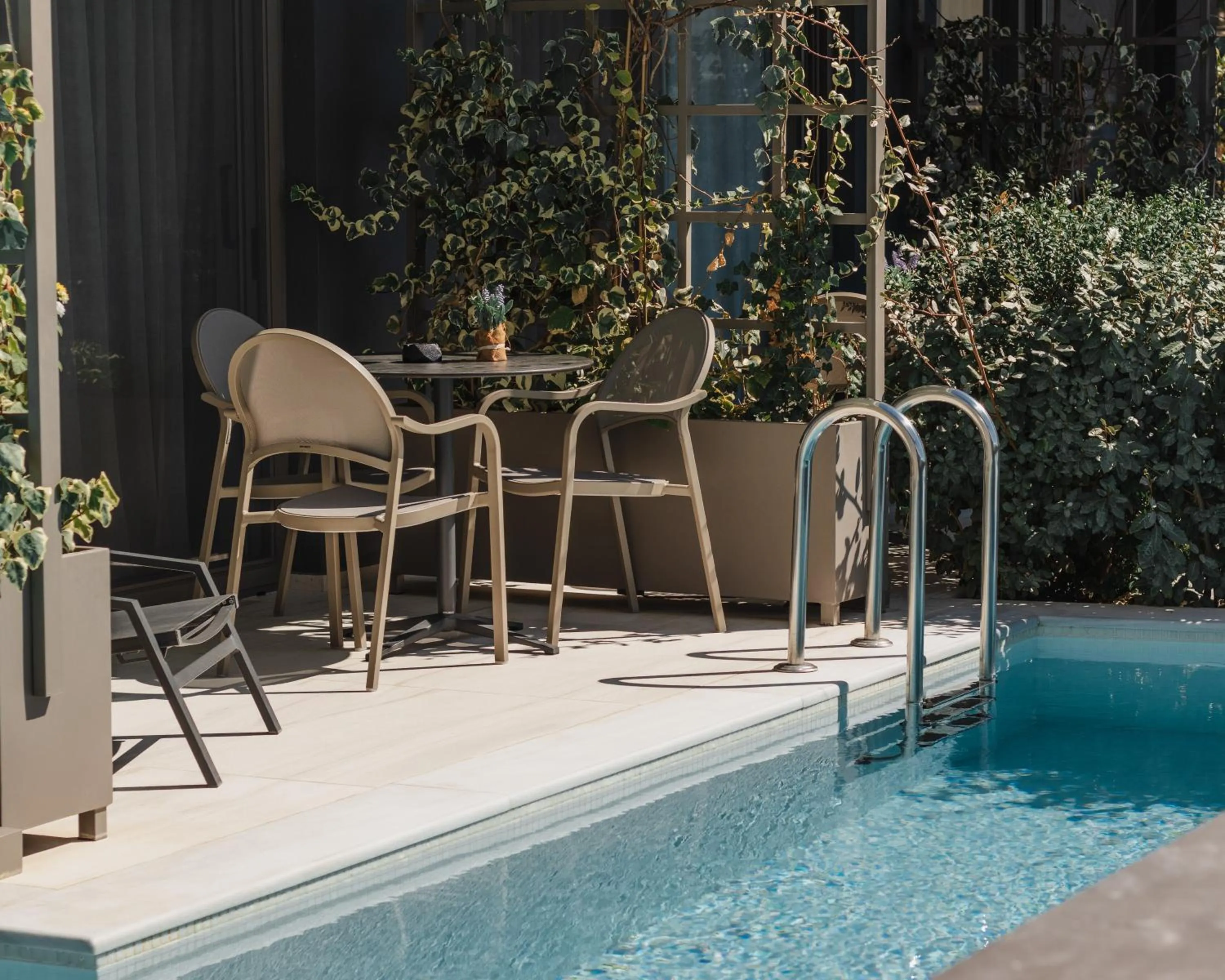 Patio in Serenity Suites