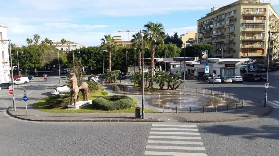 City view in Gymnasium