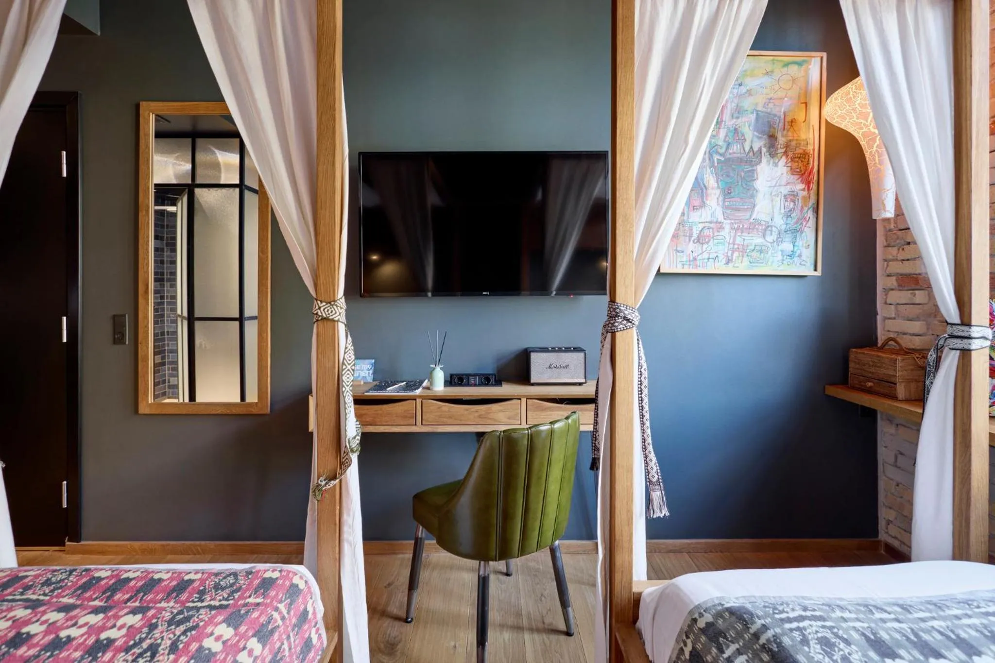 Bedroom, Bed in Bryggen Guldsmeden