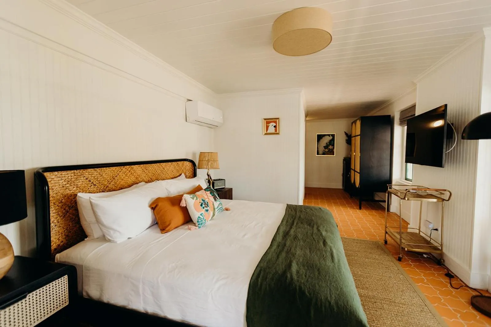 Bed in King Christian Hotel