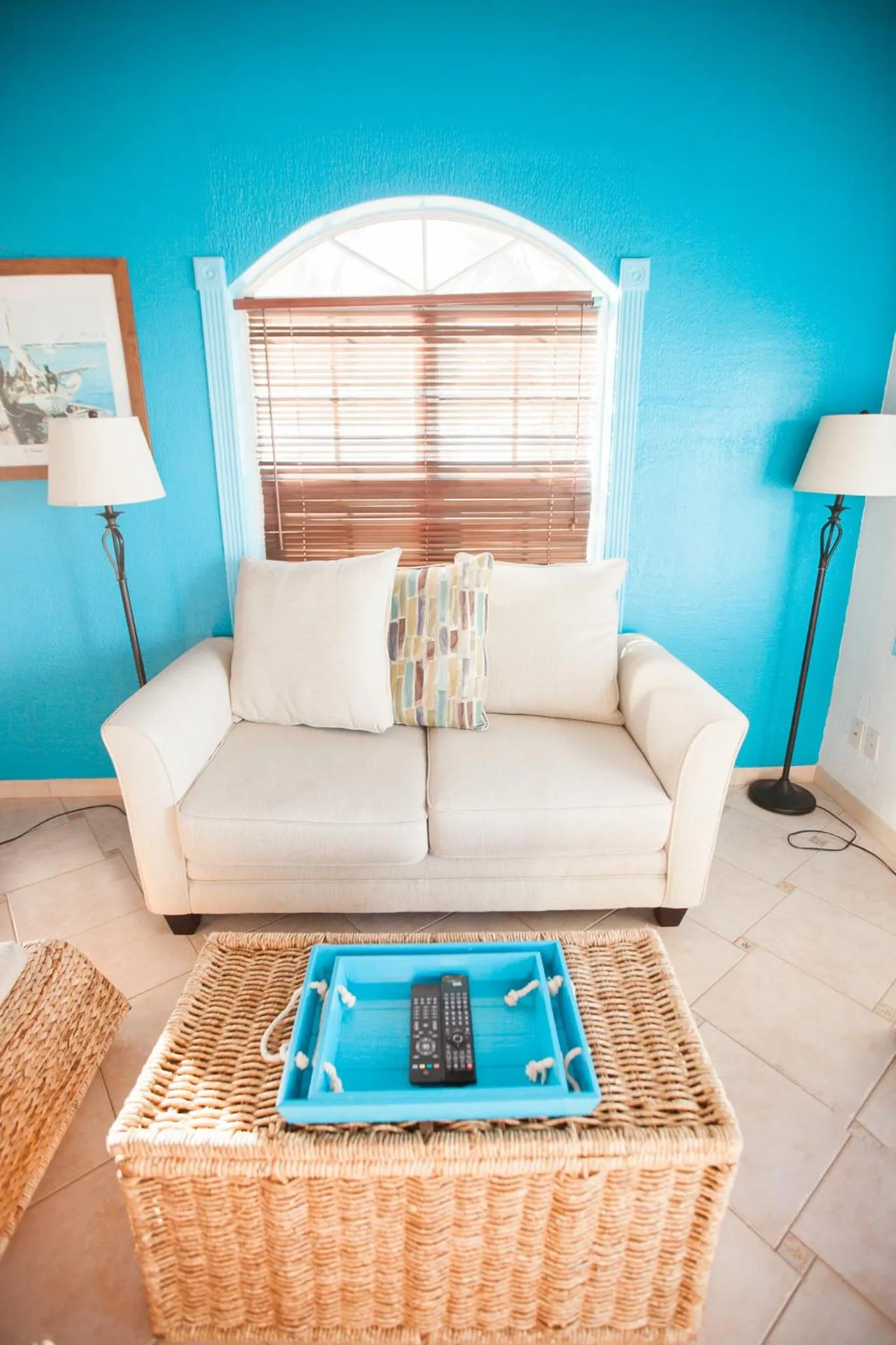 Living room in Paradise Bay Bahamas