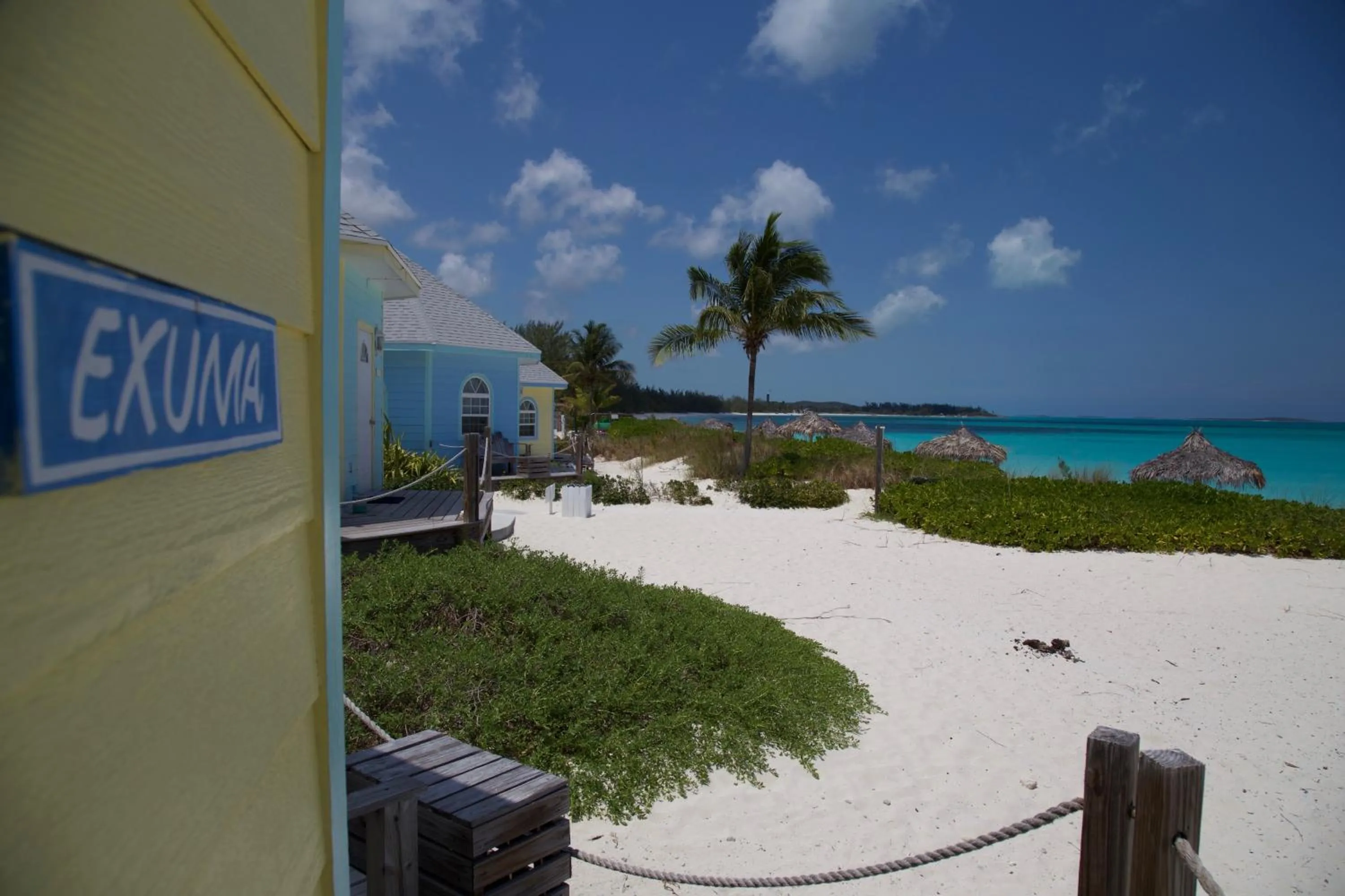 Beach in Paradise Bay Bahamas