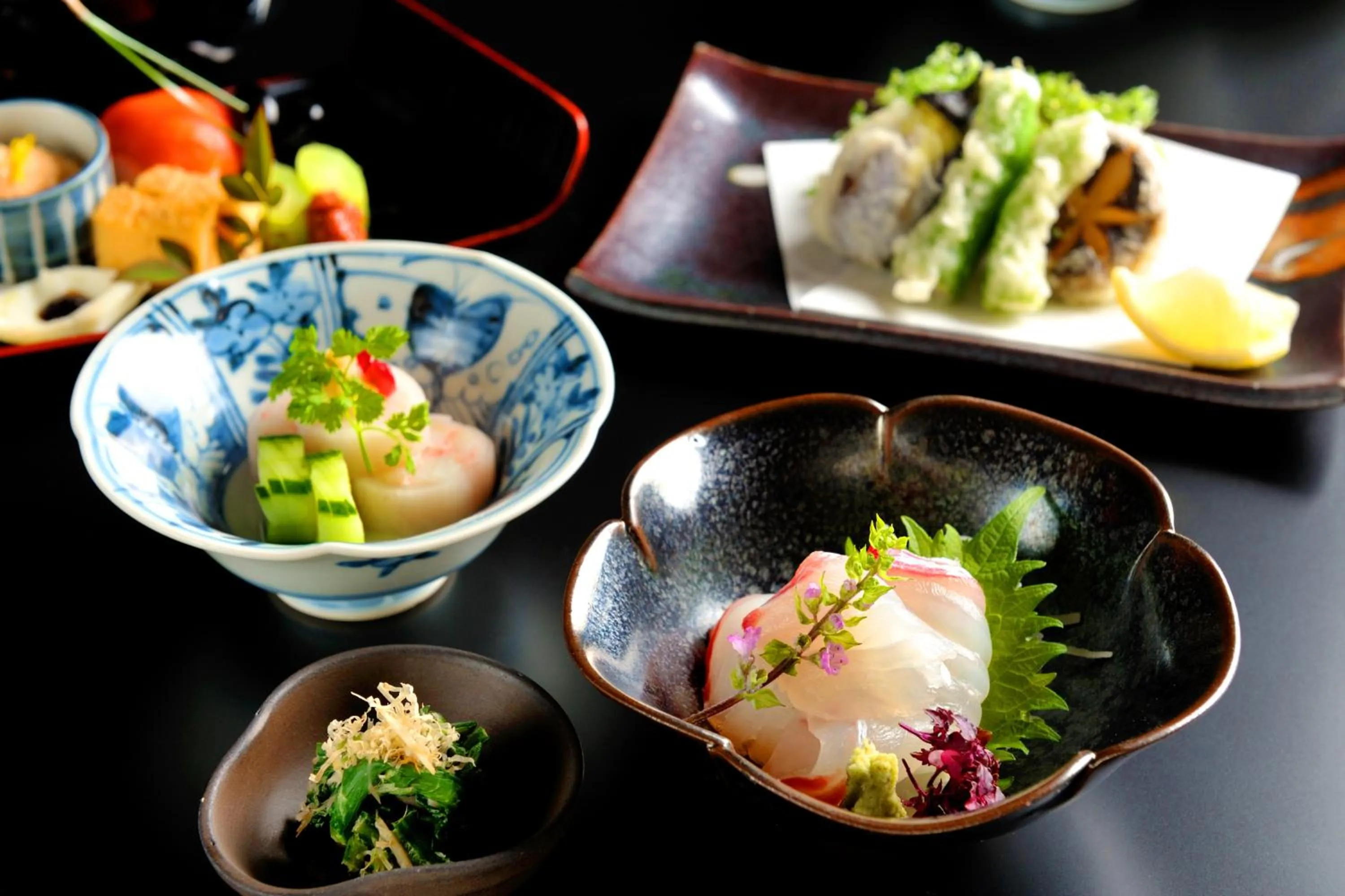 Dinner in Heihachi Tea House Inn