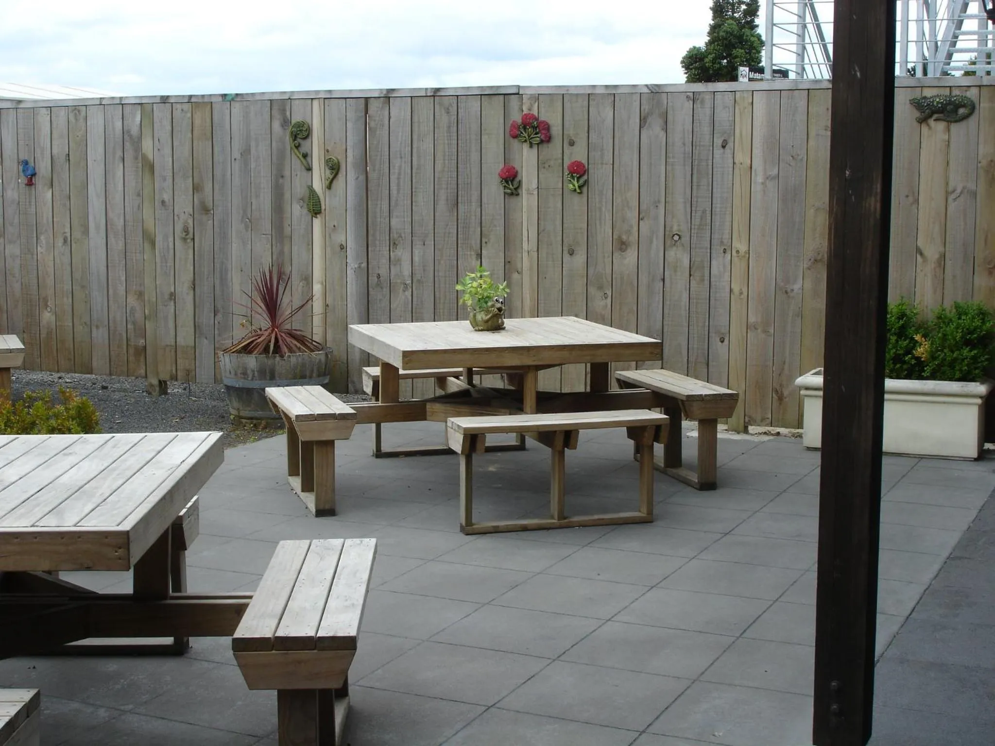 Patio in Horse and Jockey Inn