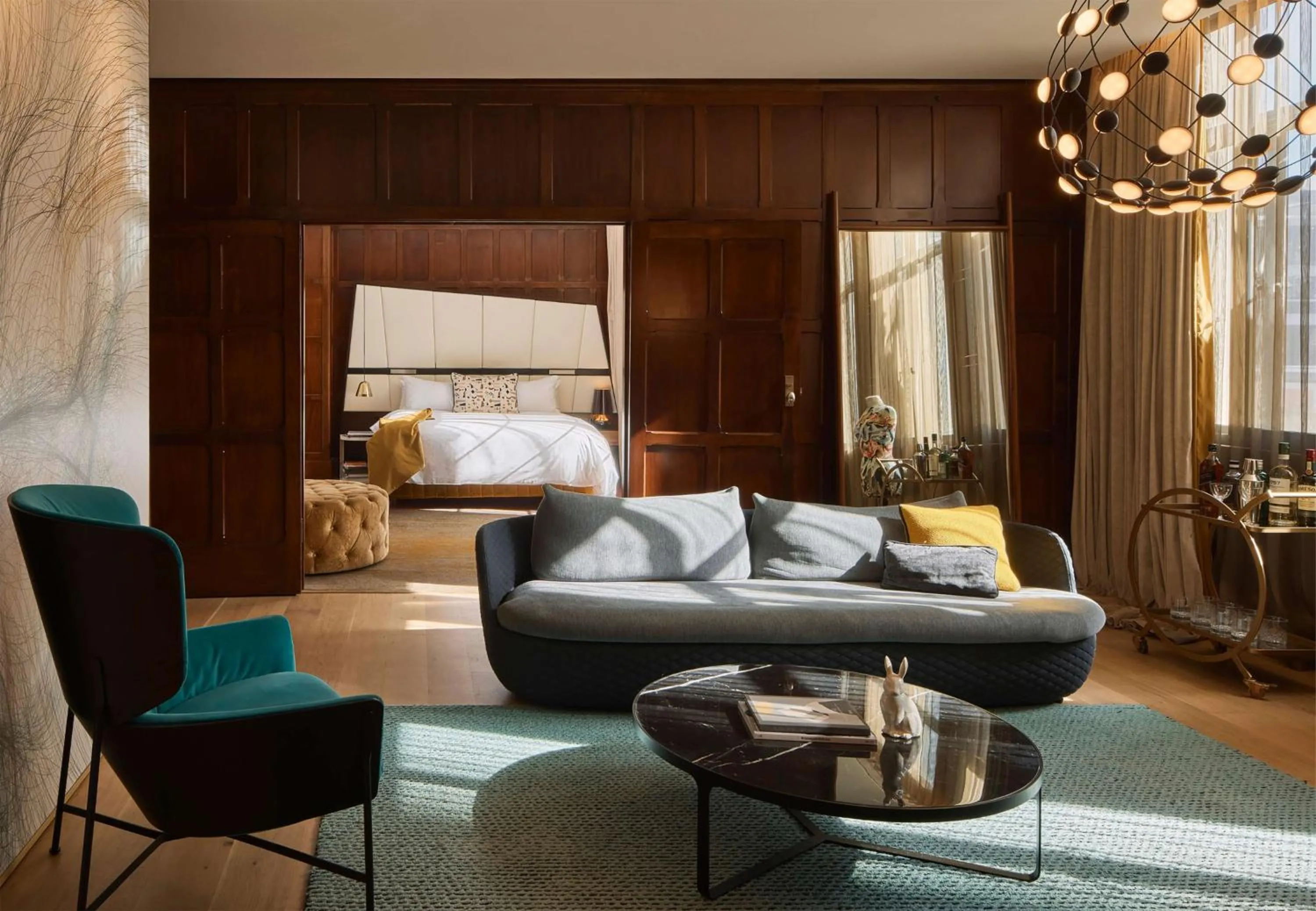 Photo of the whole room, Bed in QT Sydney