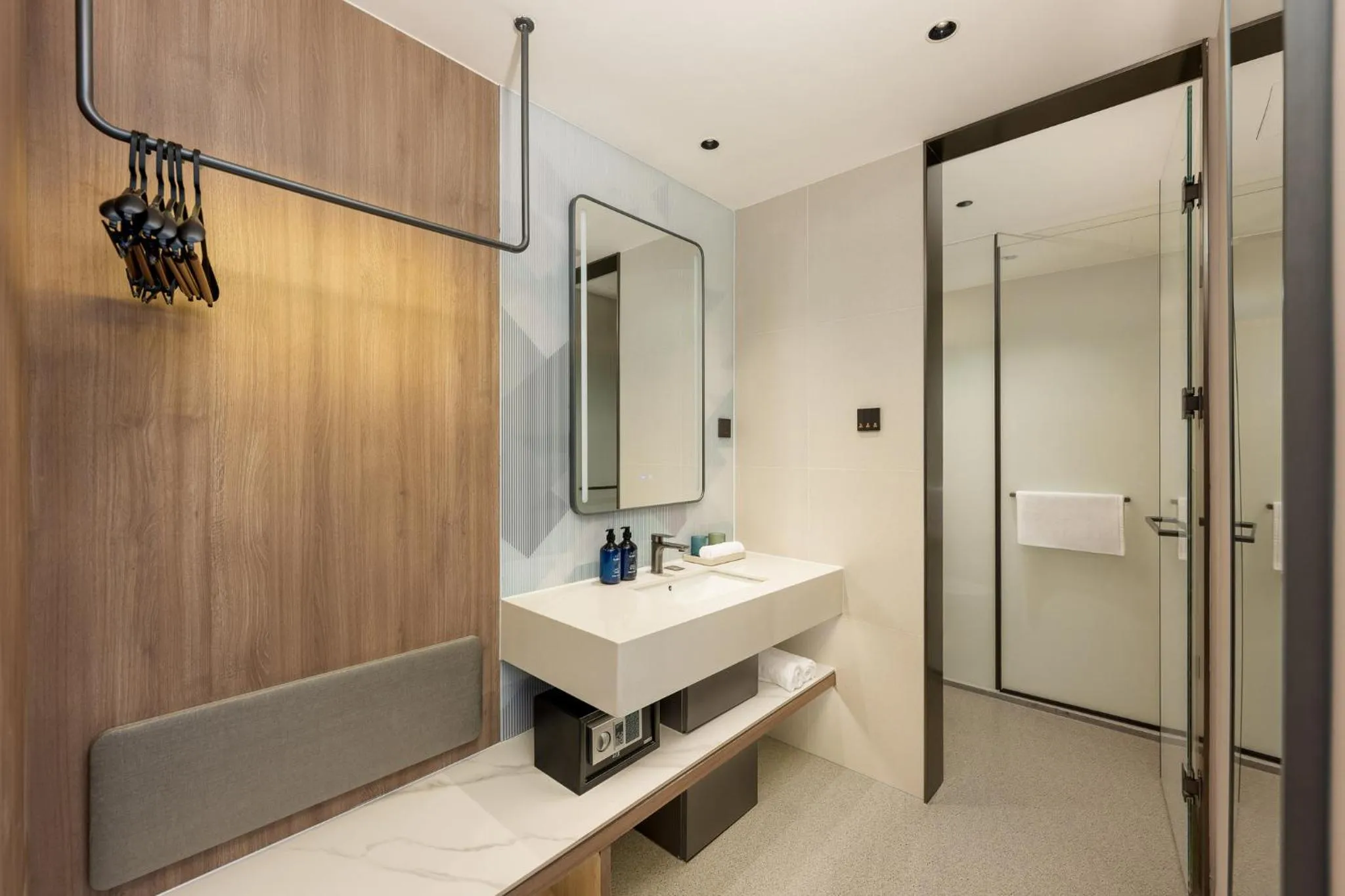 Bathroom in Holiday Inn Express Shanghai Changyang Road by IHG