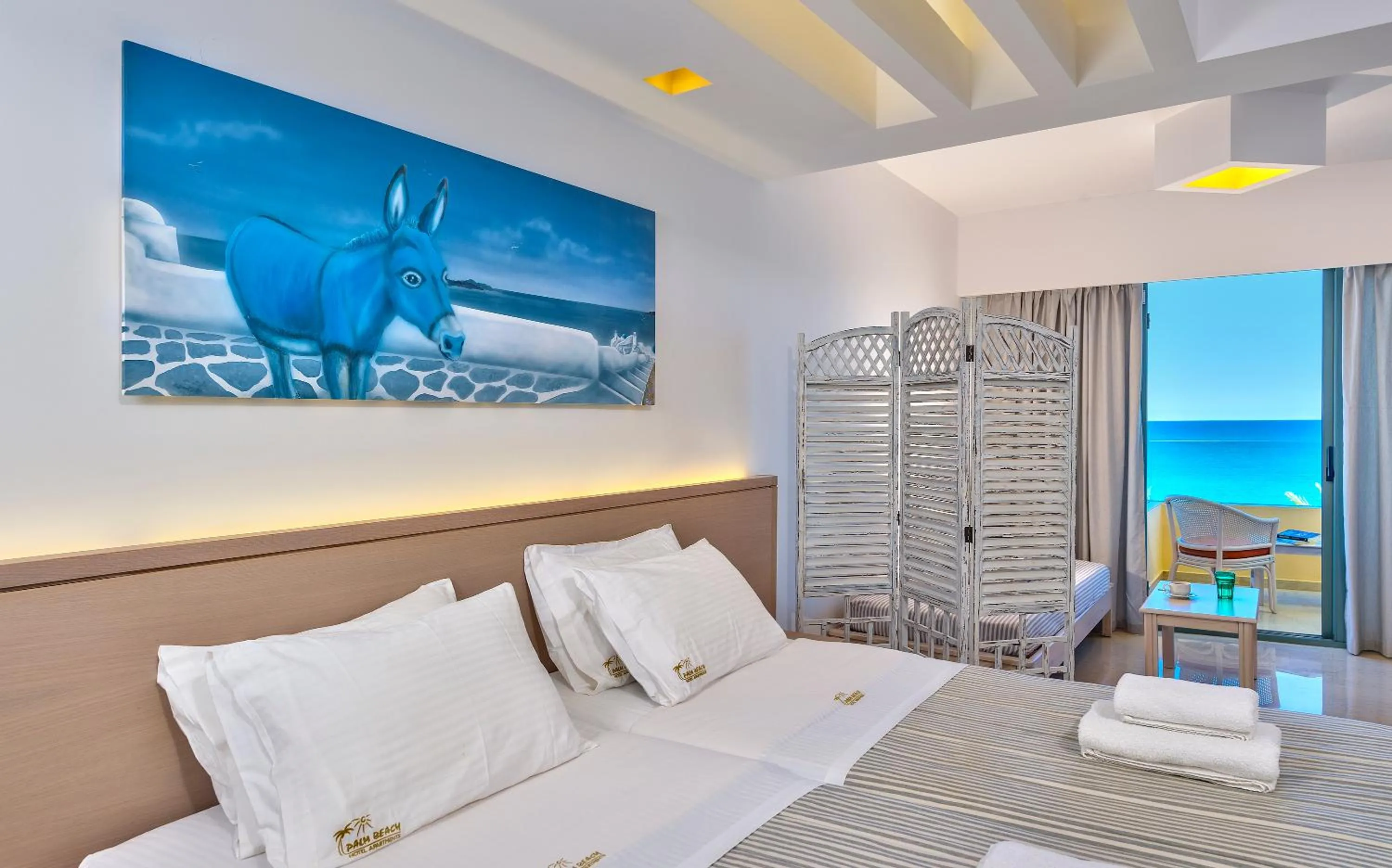 Photo of the whole room, Bed in Palm Beach Hotel Apartments