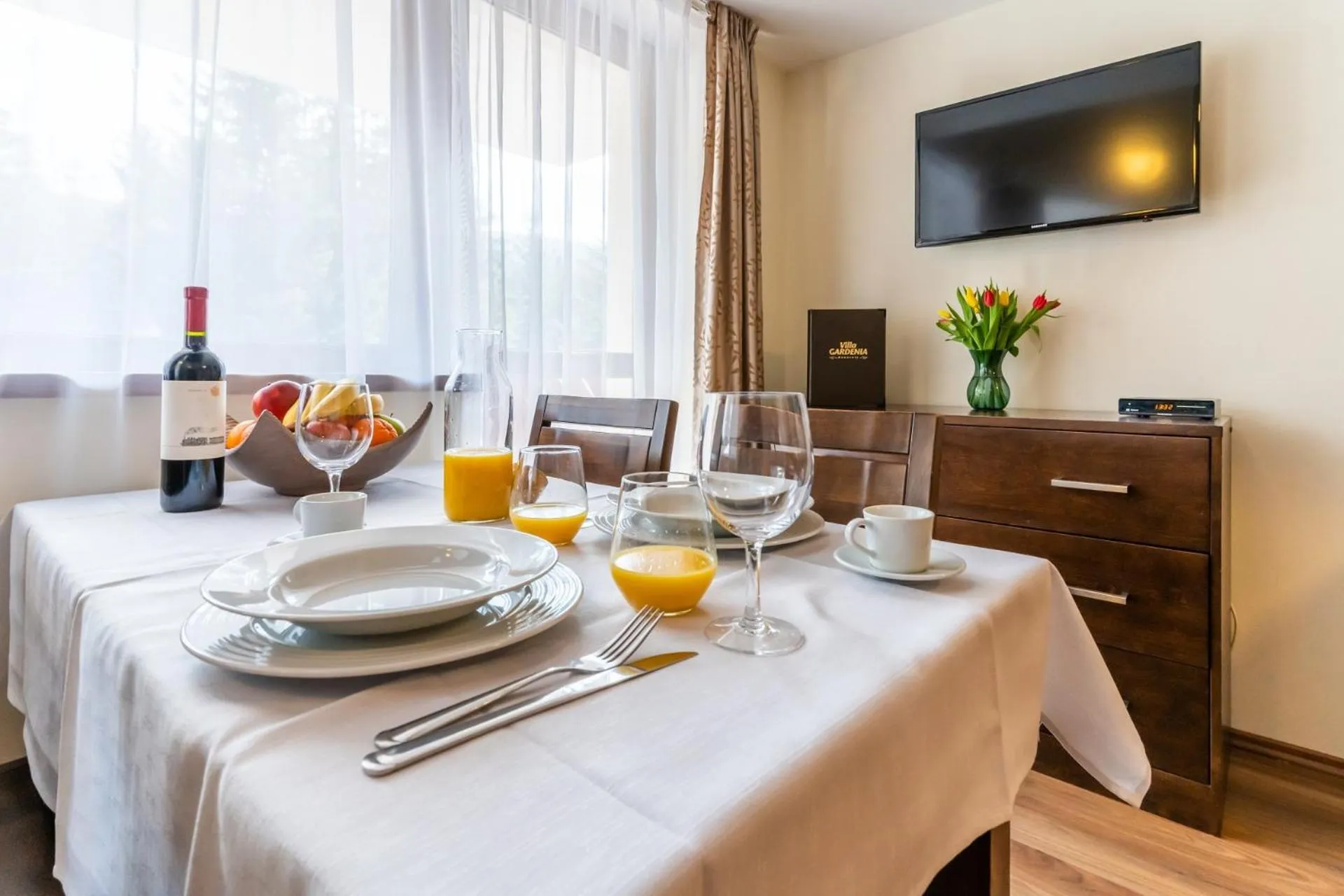 Dining area in Villa Gardenia