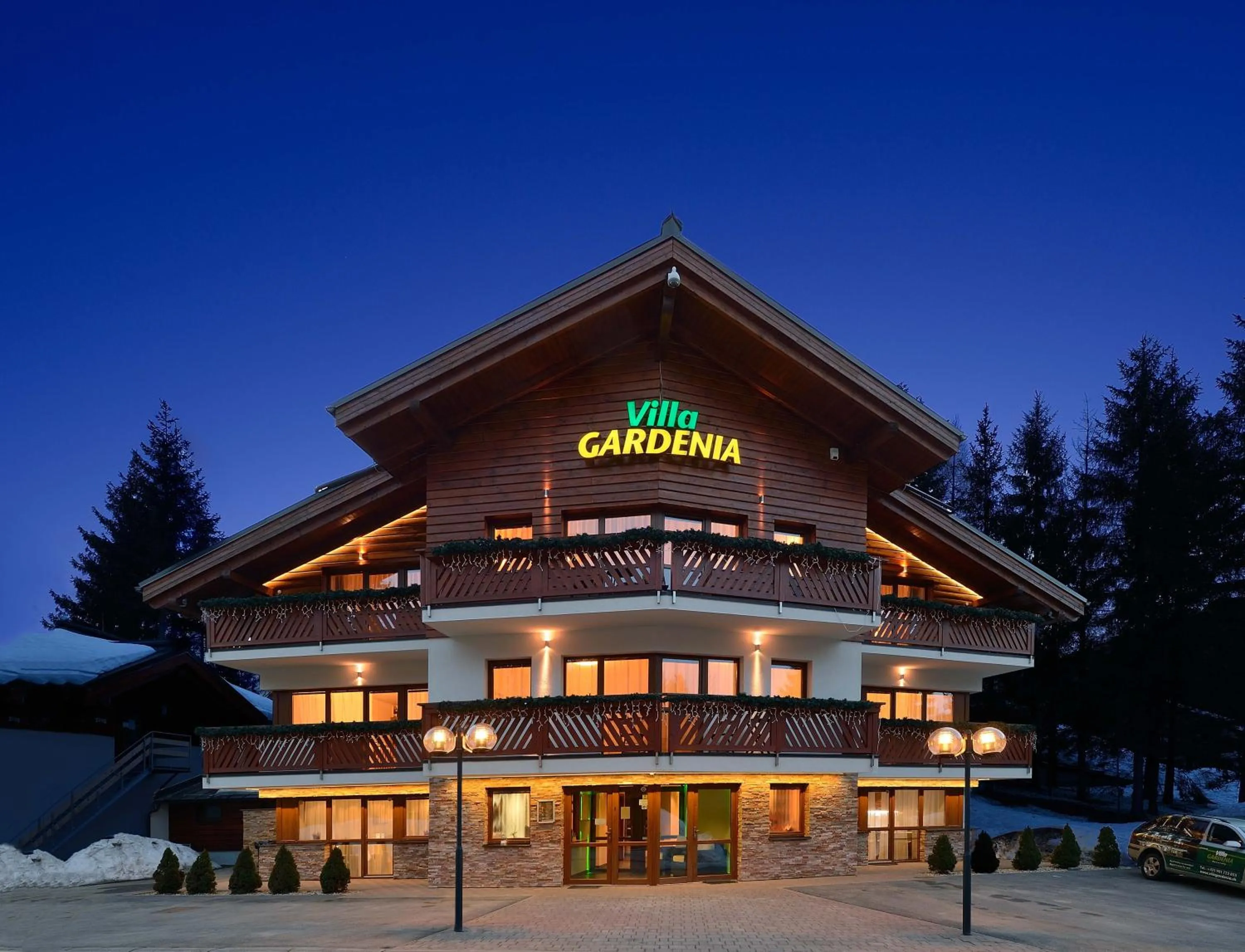 Facade/entrance in Villa Gardenia