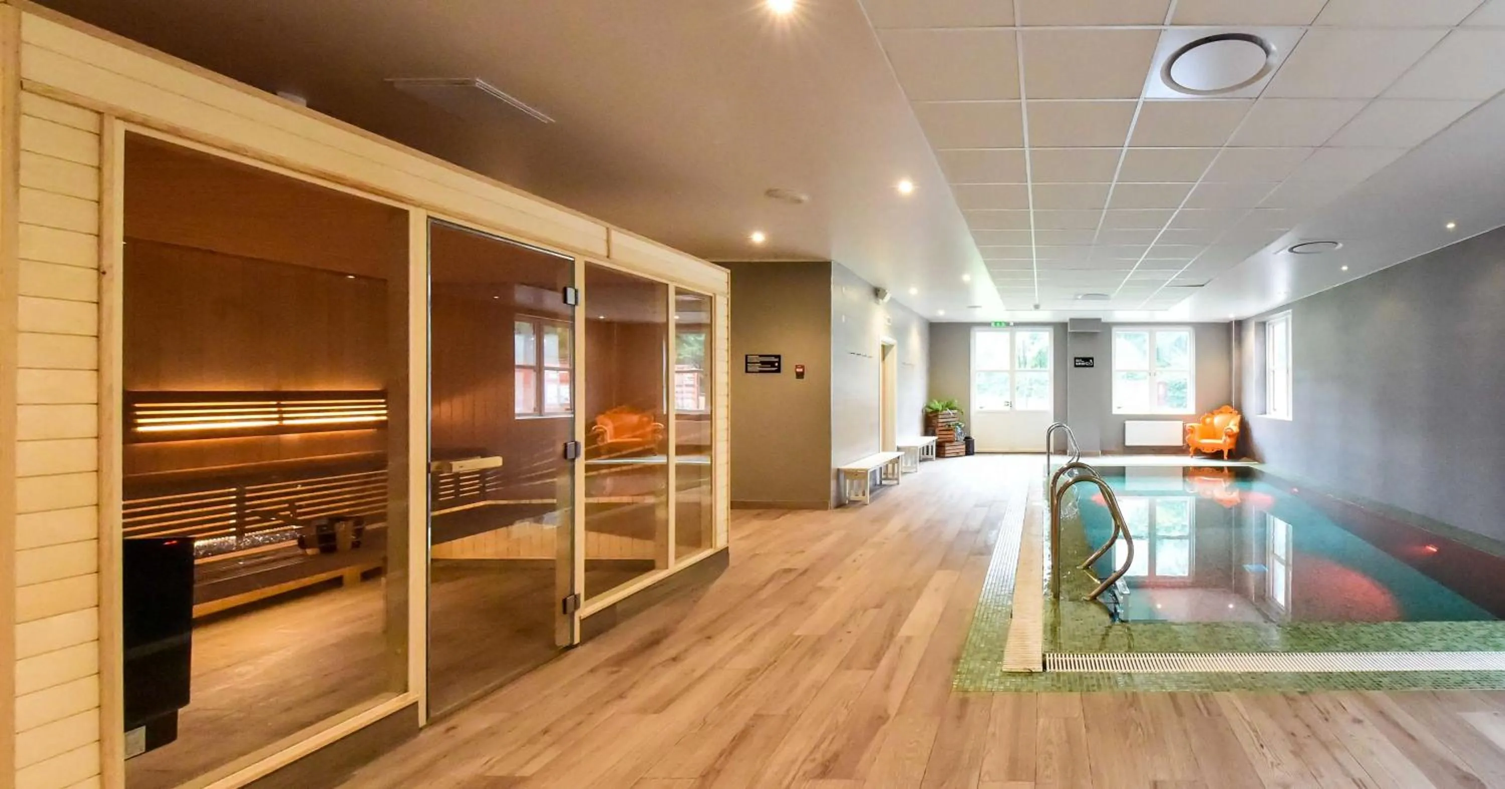 Pool view in Scandic Star Lund