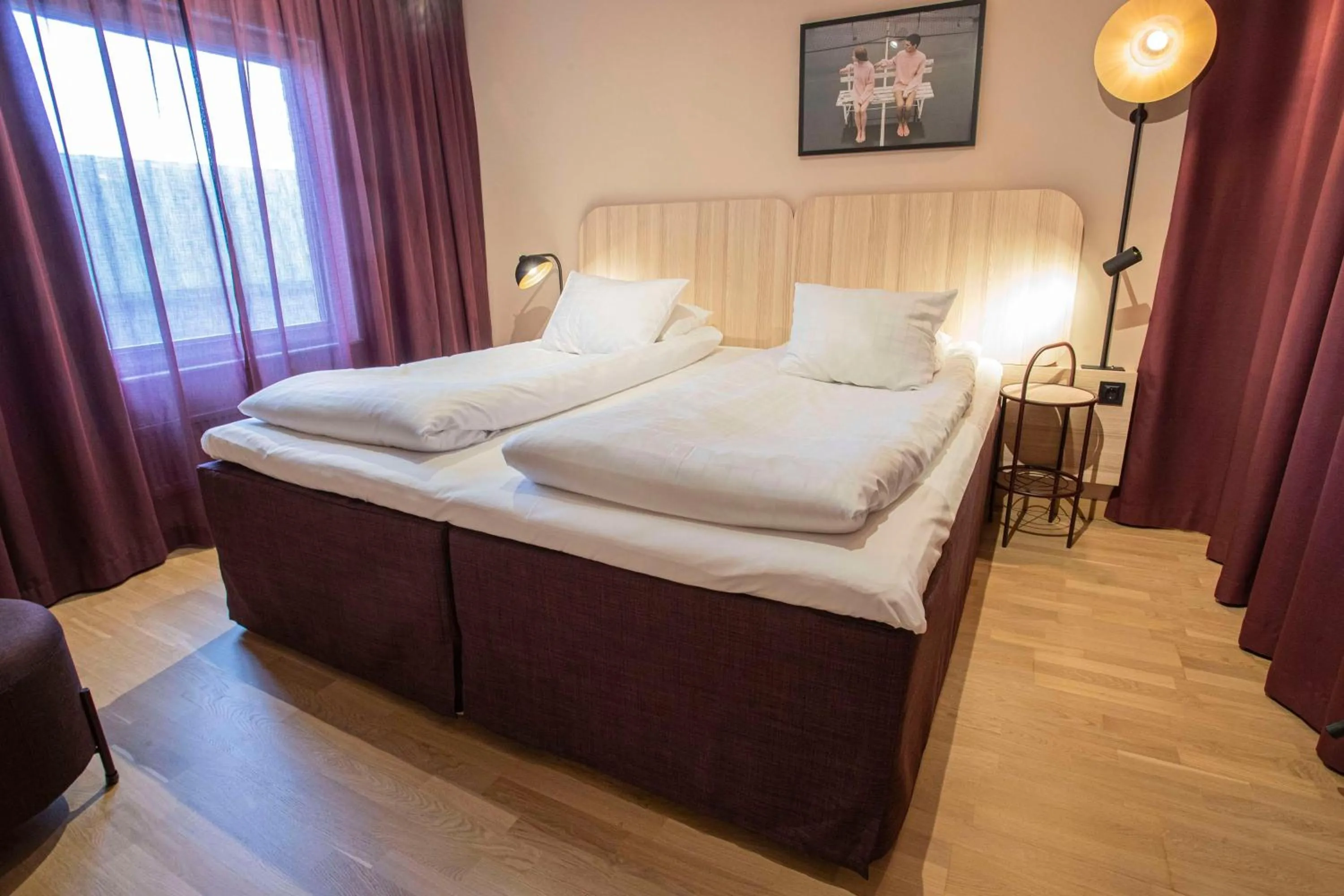 Bedroom, Bed in Scandic Star Lund