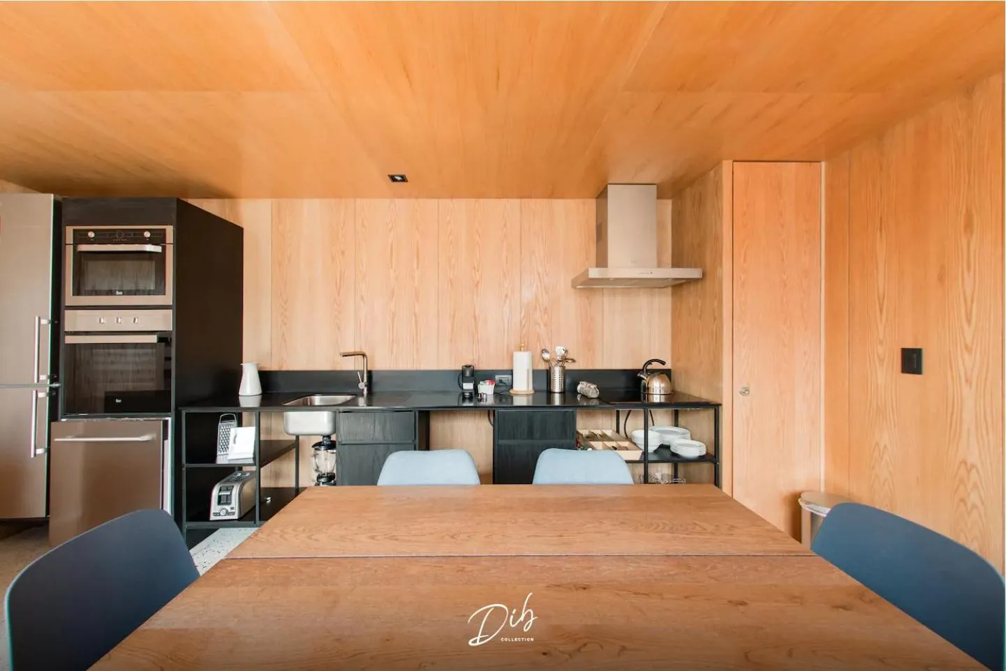 Kitchen or kitchenette, Bed in DIB Collection - Modern Stays in Roma Norte