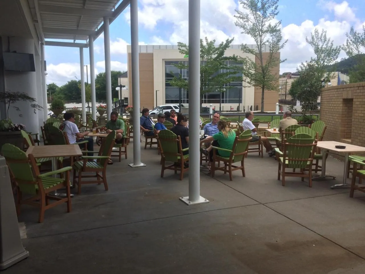 Patio in The Hotel Hot Springs