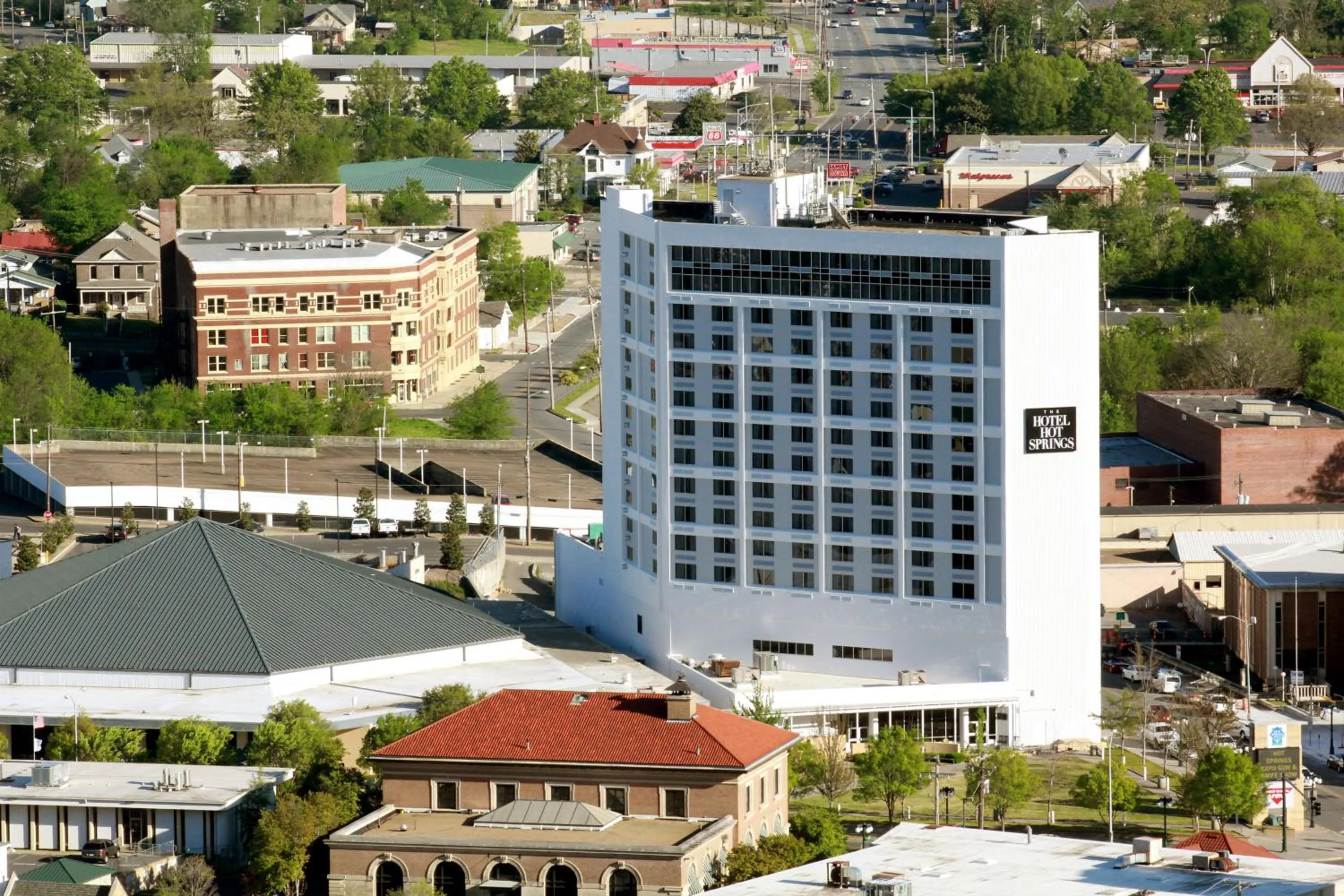 Bird's eye view in The Hotel Hot Springs