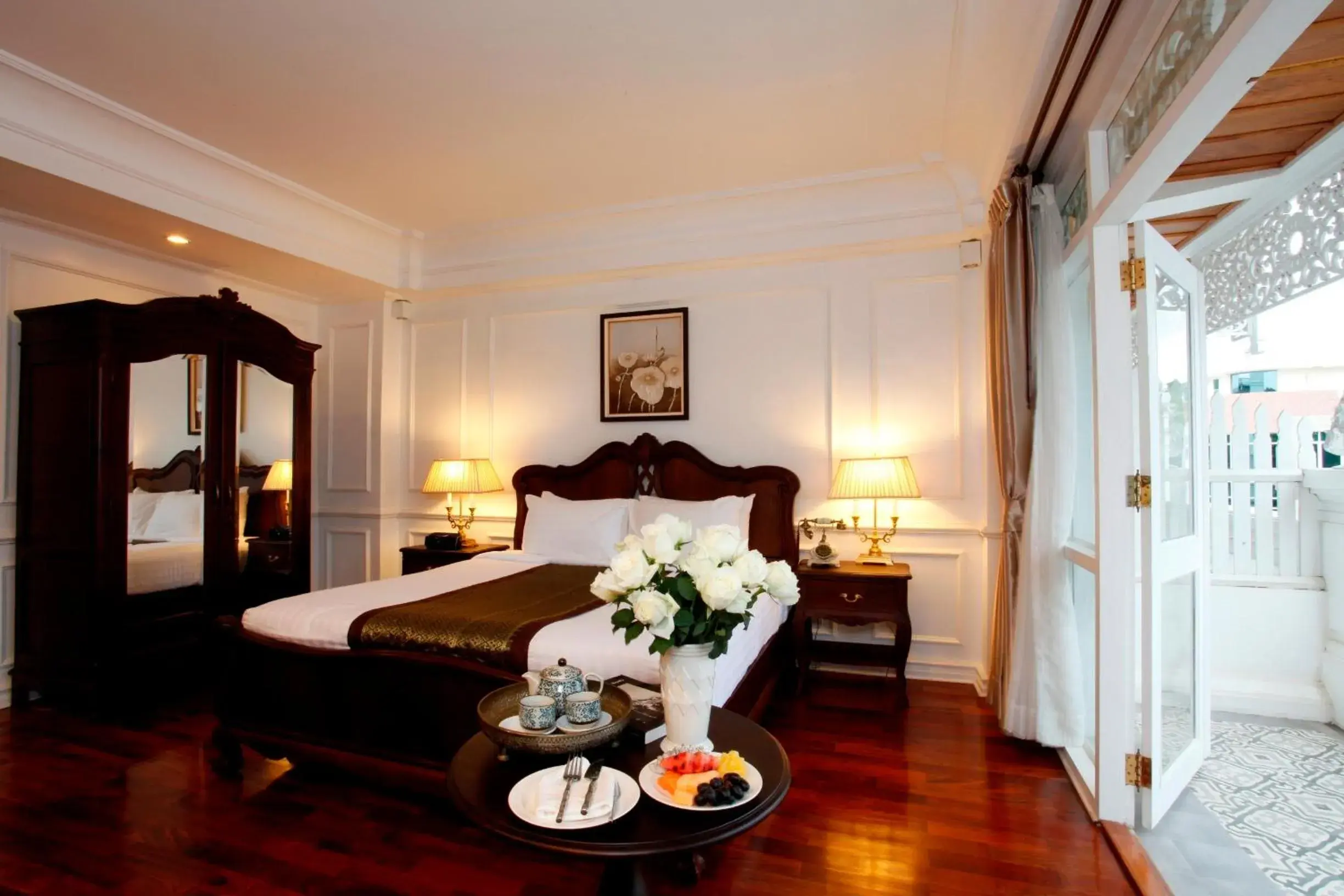 Bed in Dhavara Boutique Hotel Bed in Dhavara Boutique Hotel