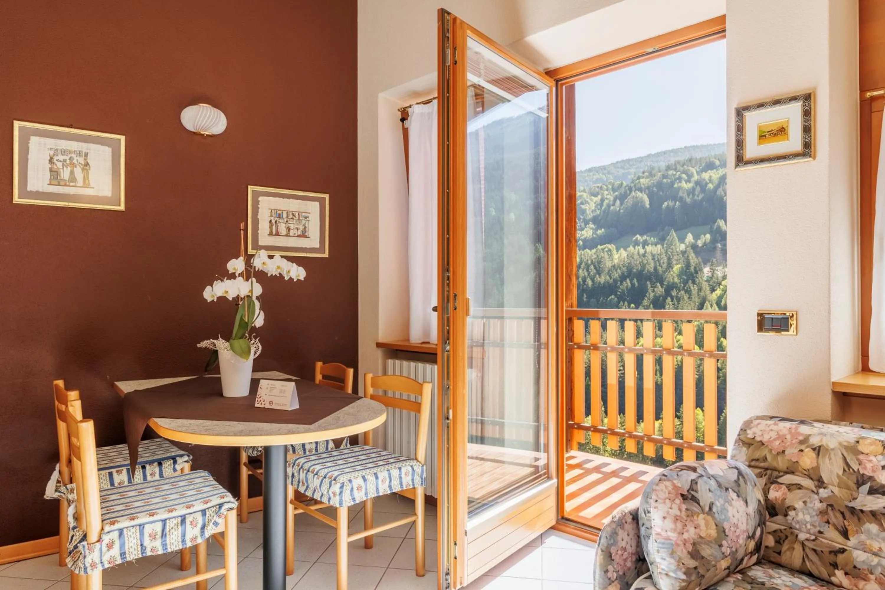 Mountain view in Hotel Miravalle