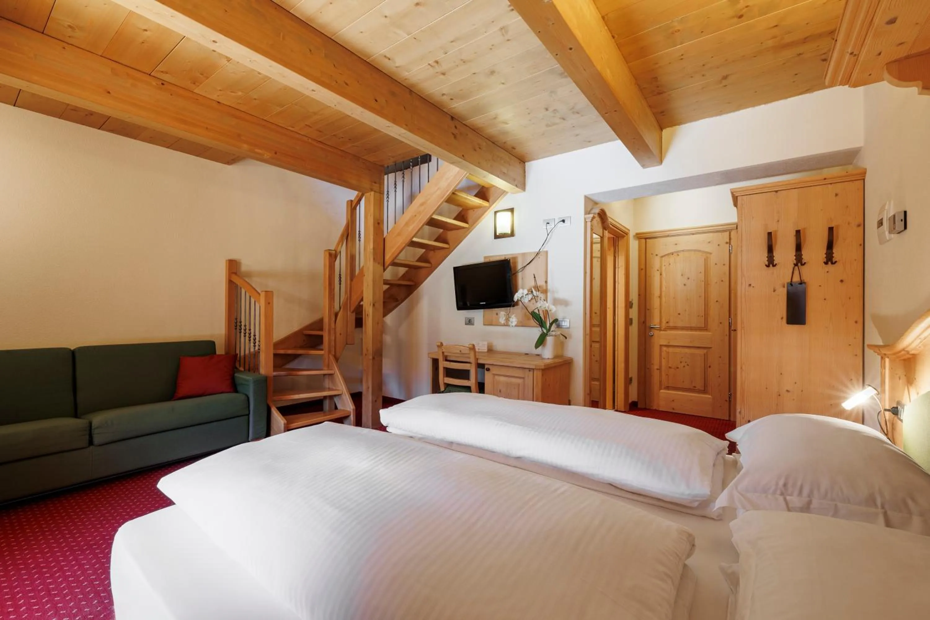 View (from property/room), Bed in Hotel Miravalle