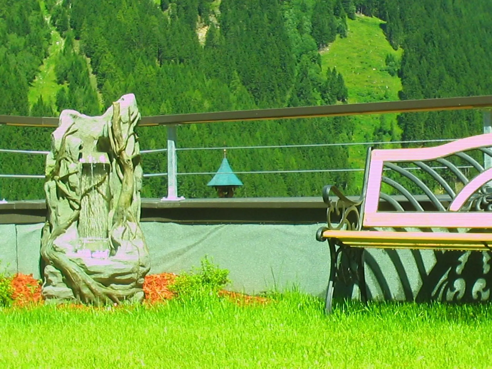 Garden in Aparthaus Akelei