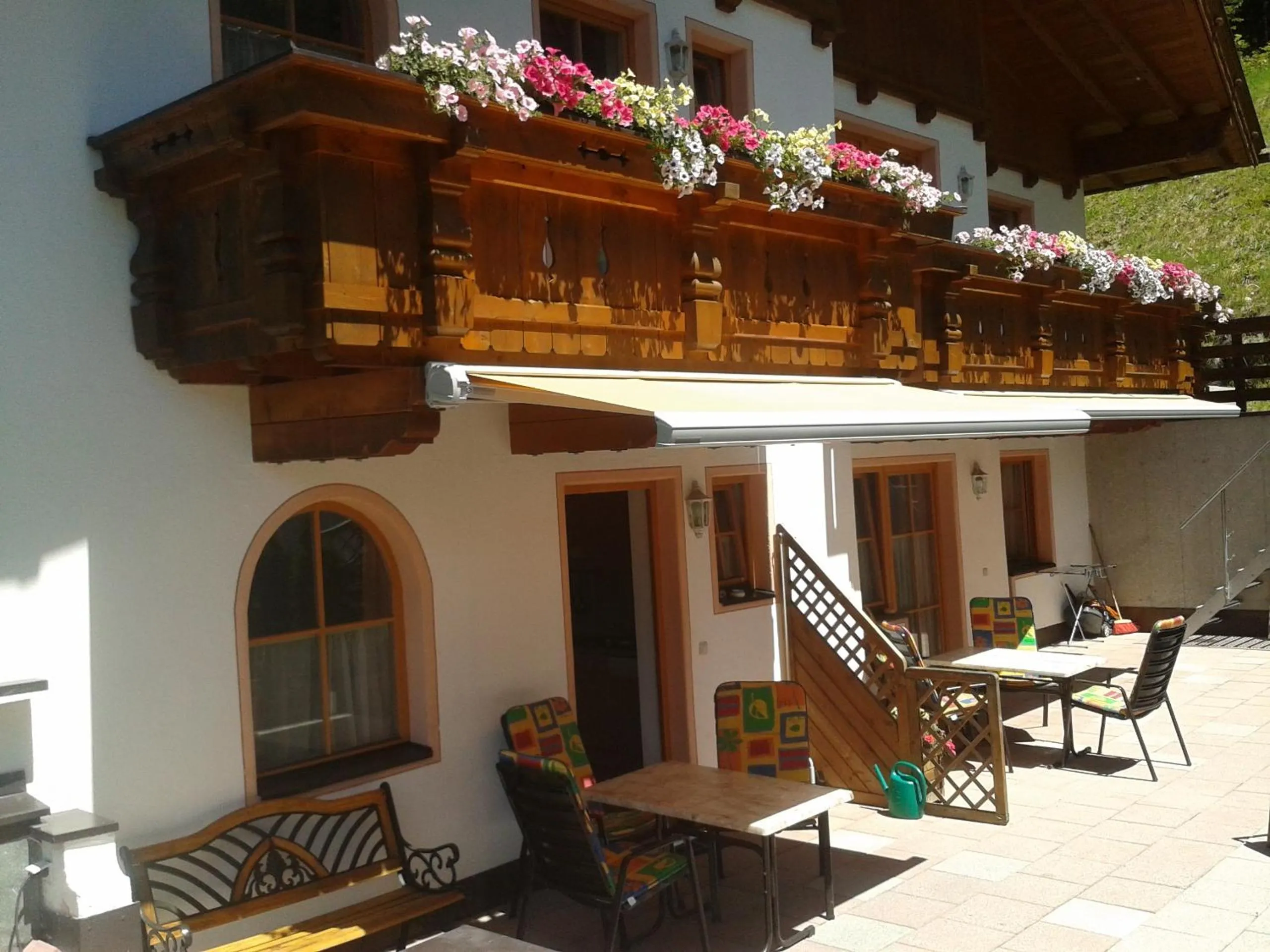 Balcony/Terrace in Aparthaus Akelei