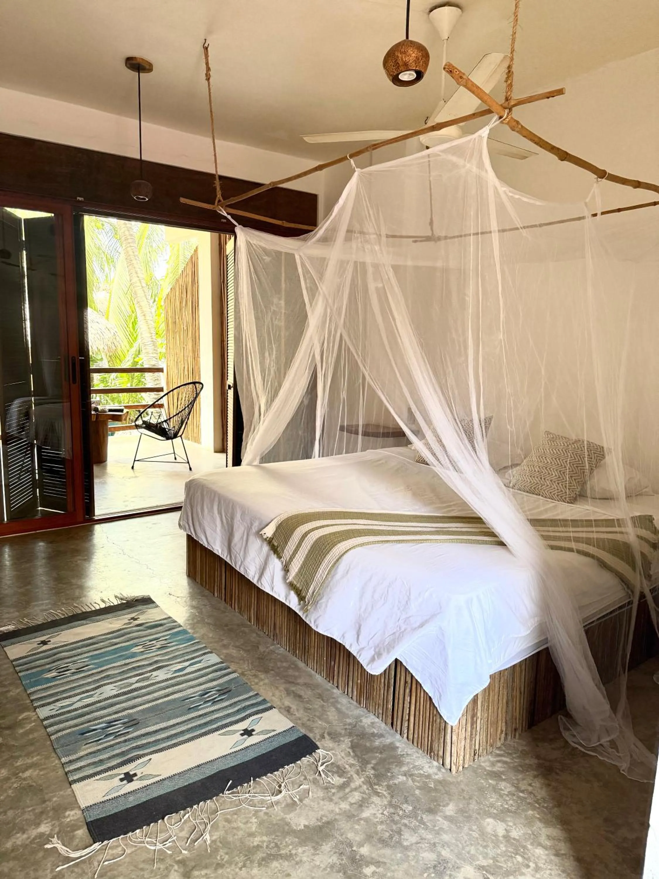 Bed in Bikini Beach House