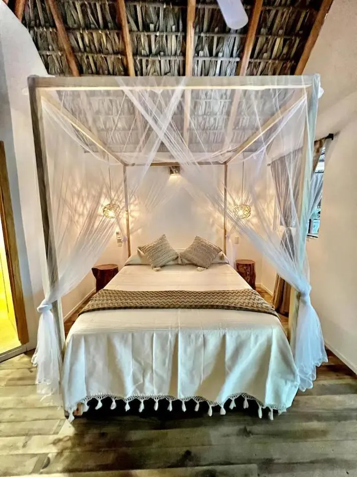 Bed in Bikini Beach House