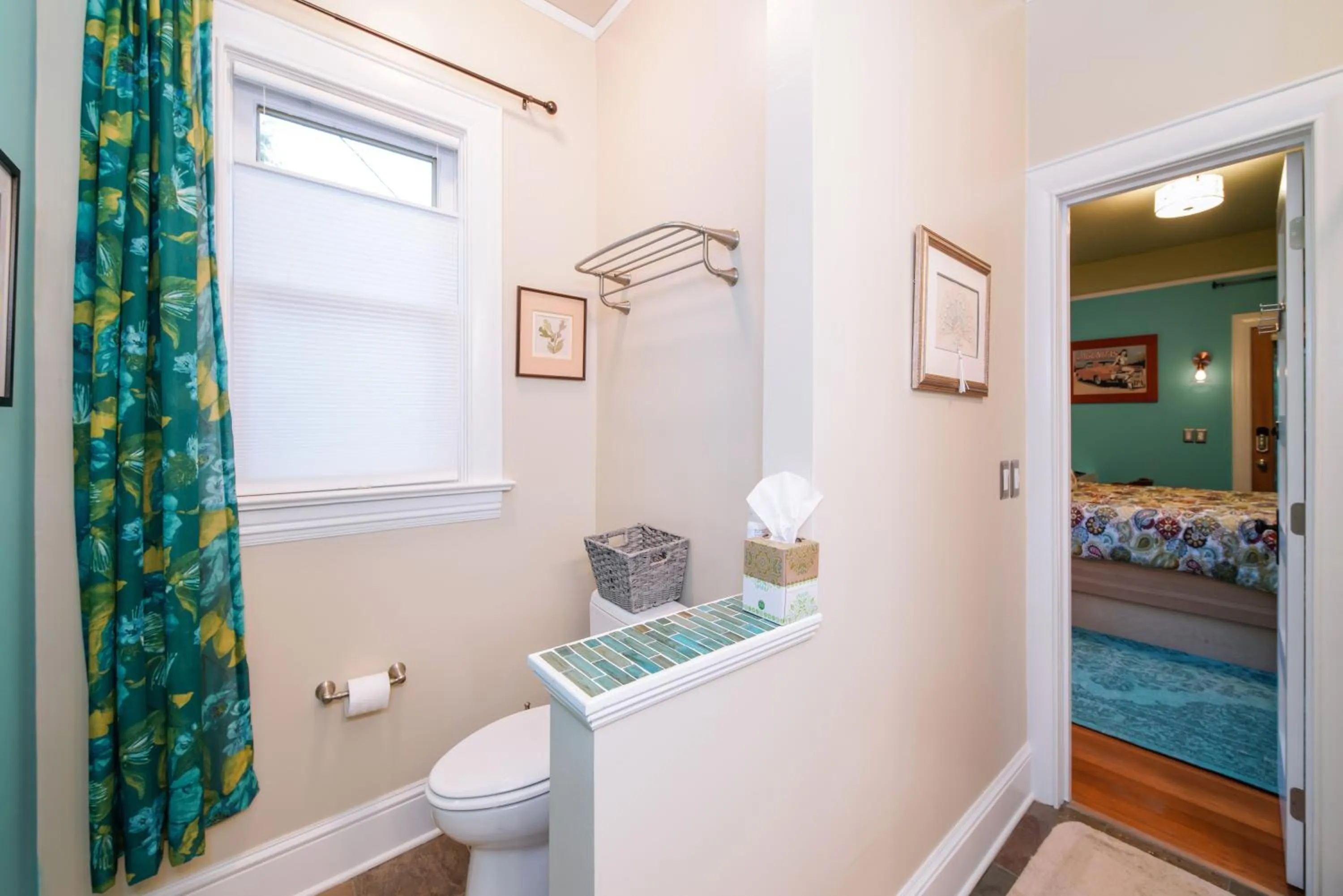 Toilet in Secluded Patio Suite Right By All The Action