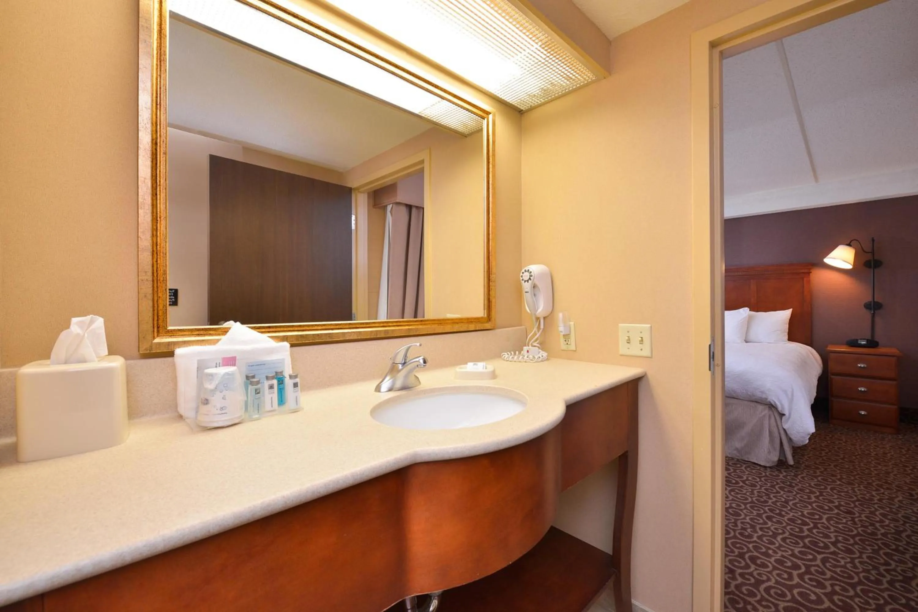 Bathroom, Bed in McKnight Hotel
