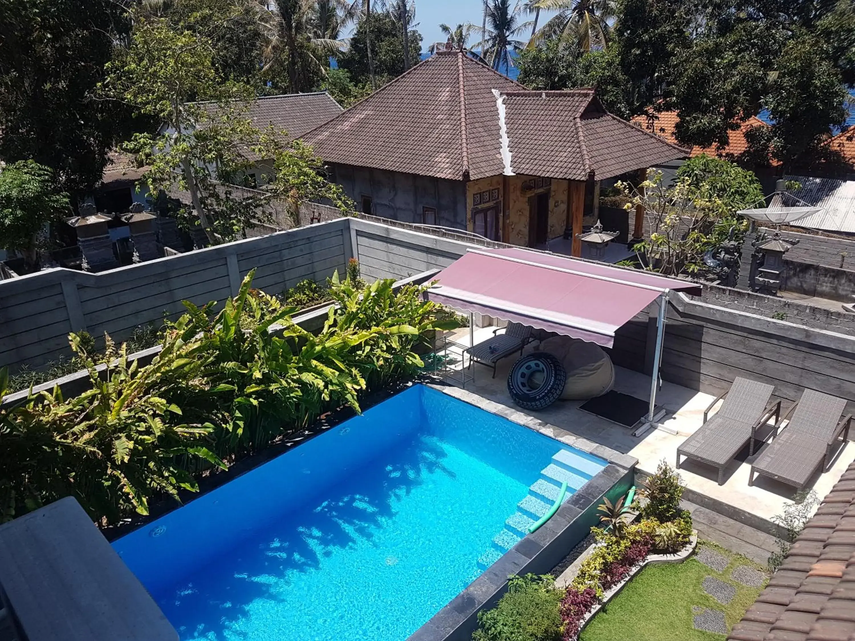 Queen Room with Pool View - single occupancy in Vila Troja Kubu Queen Room with Pool View - single occupancy in Vila Troja Kubu