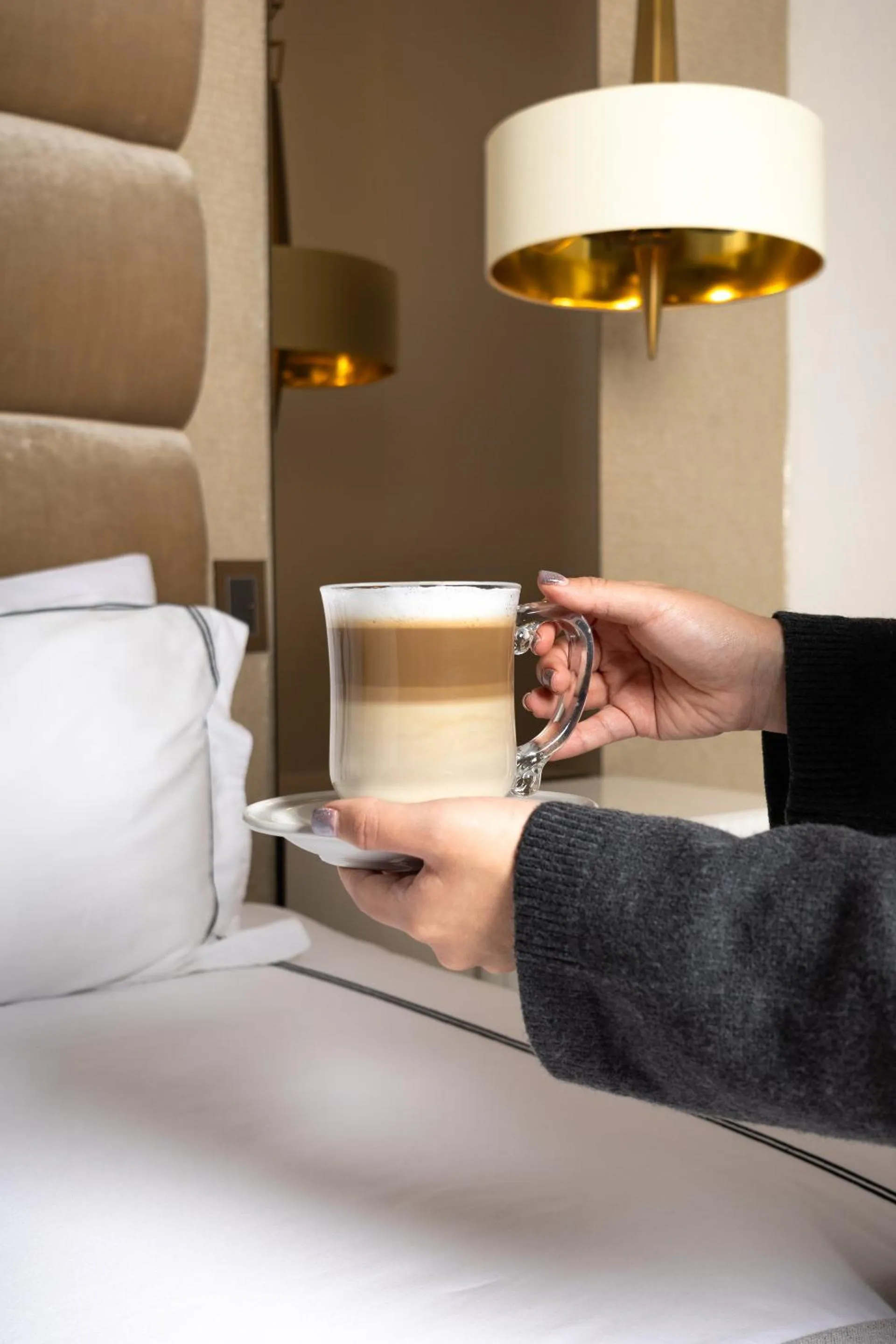 Bed in Hotel Posada San Antonio