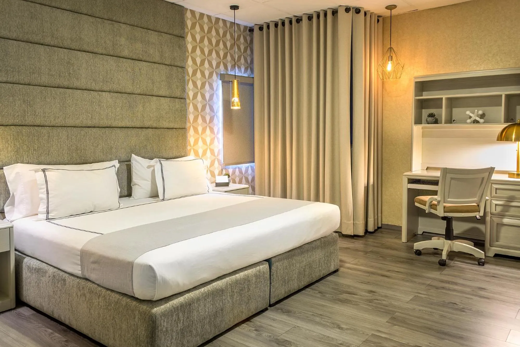 Bed in Hotel Posada San Antonio