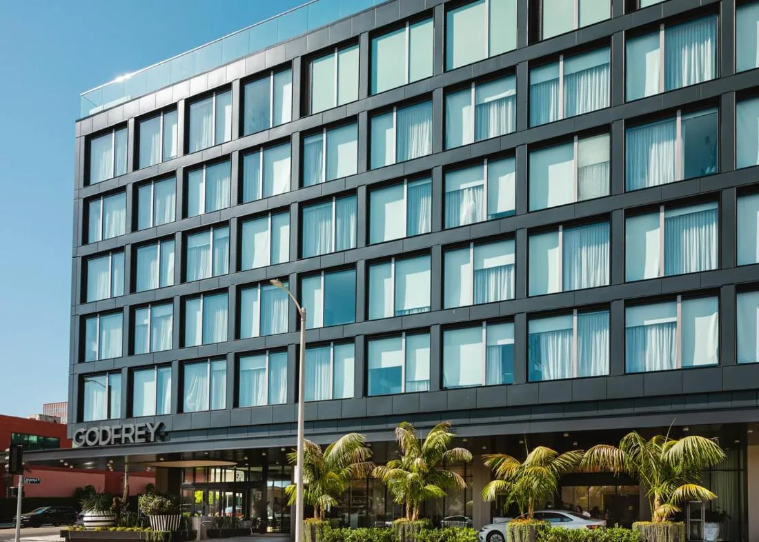 Property building in The Godfrey Hotel Hollywood