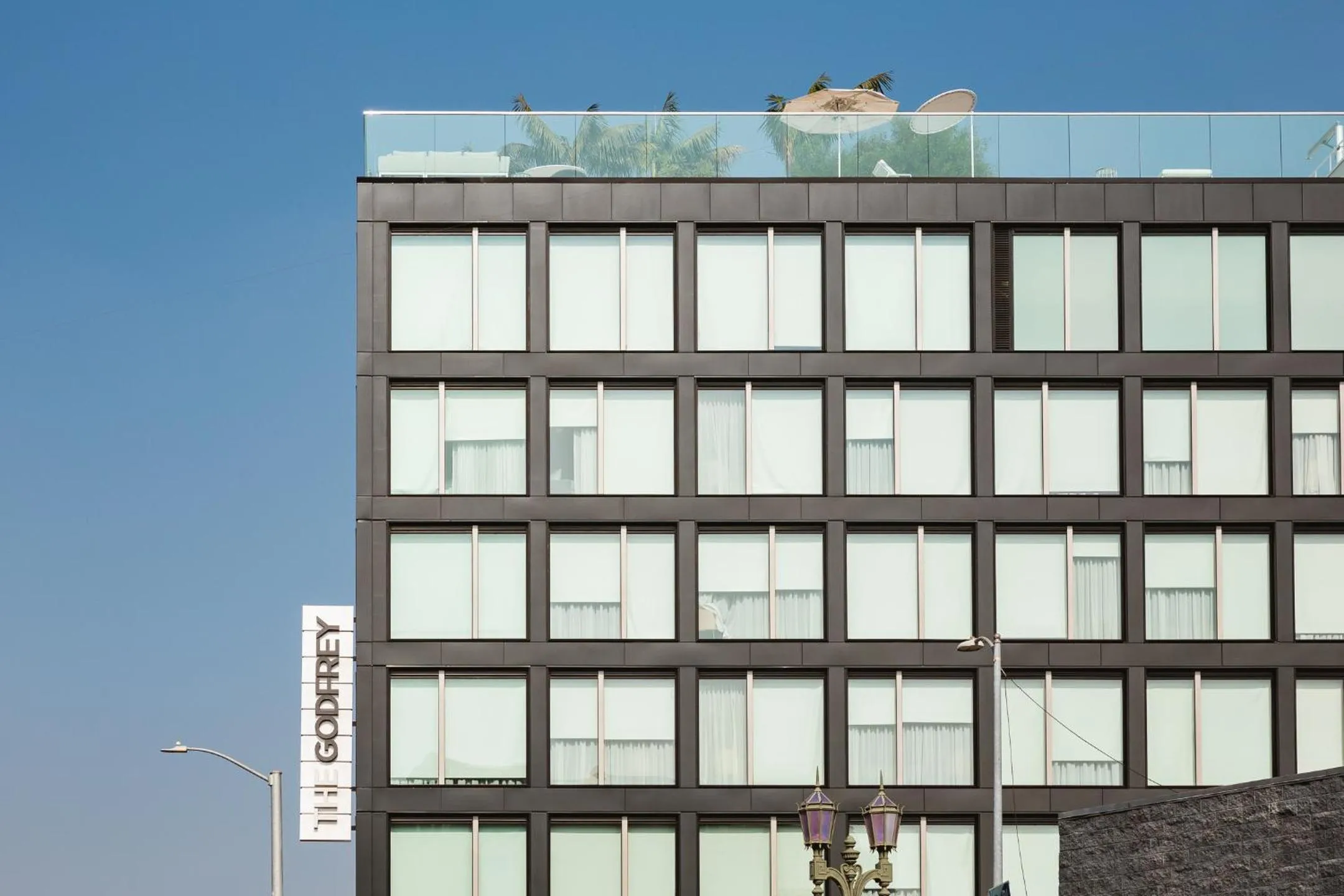 Property building in The Godfrey Hotel Hollywood