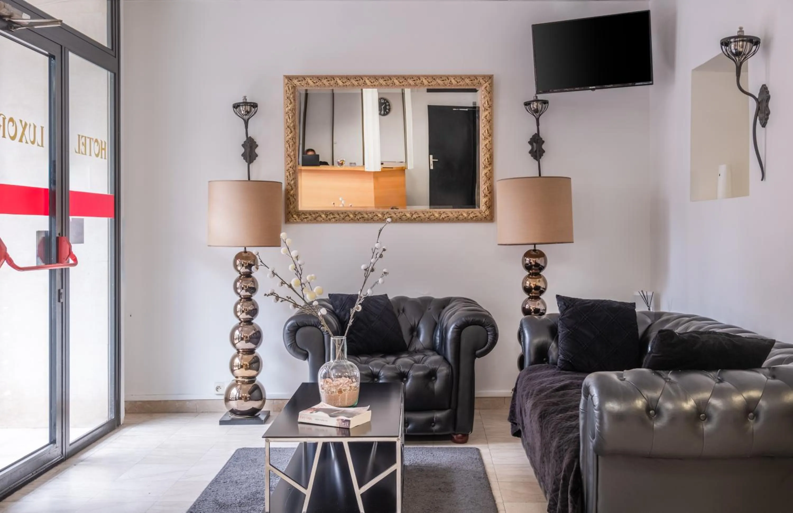 Living room in Hotel Luxor