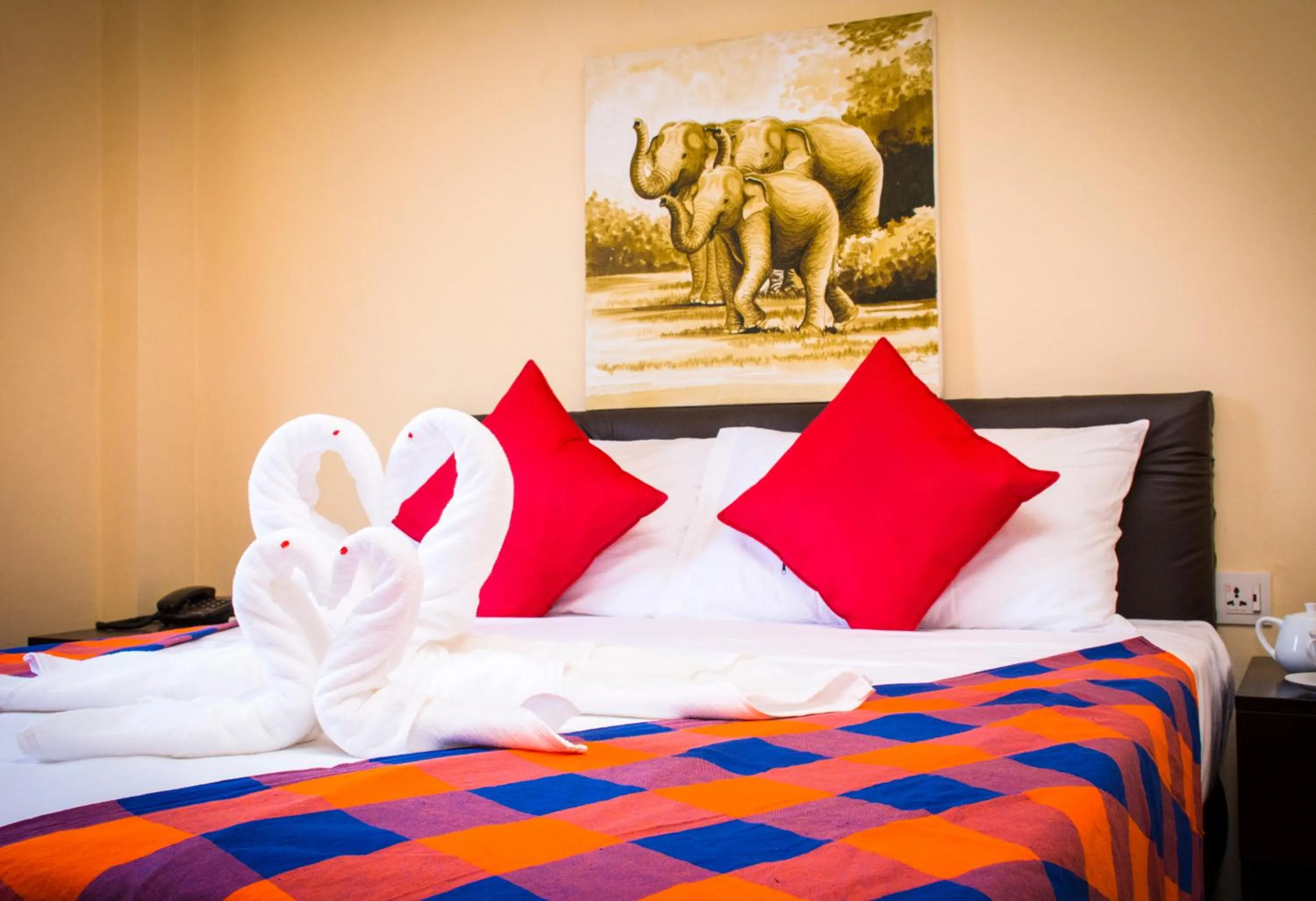 Bed in Hotel Lakefield