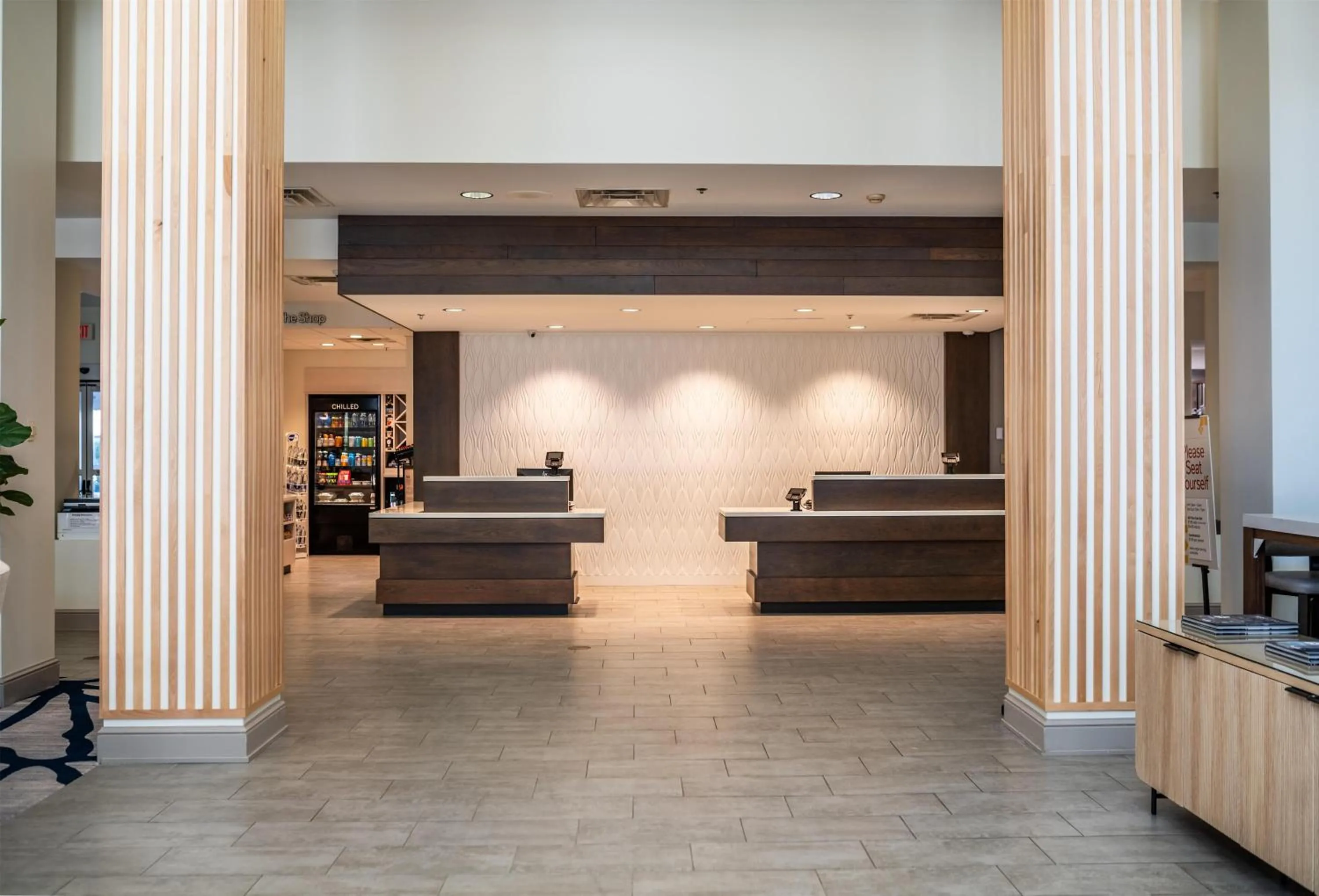 Lobby or reception in Hilton Garden Inn Rochester Downtown