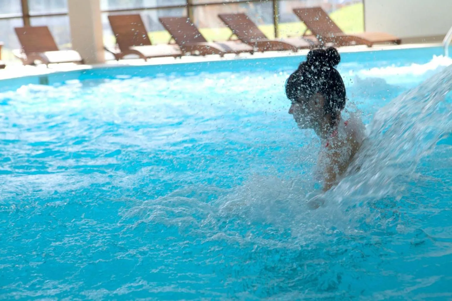 Swimming pool in SALAMANDRA Hotel