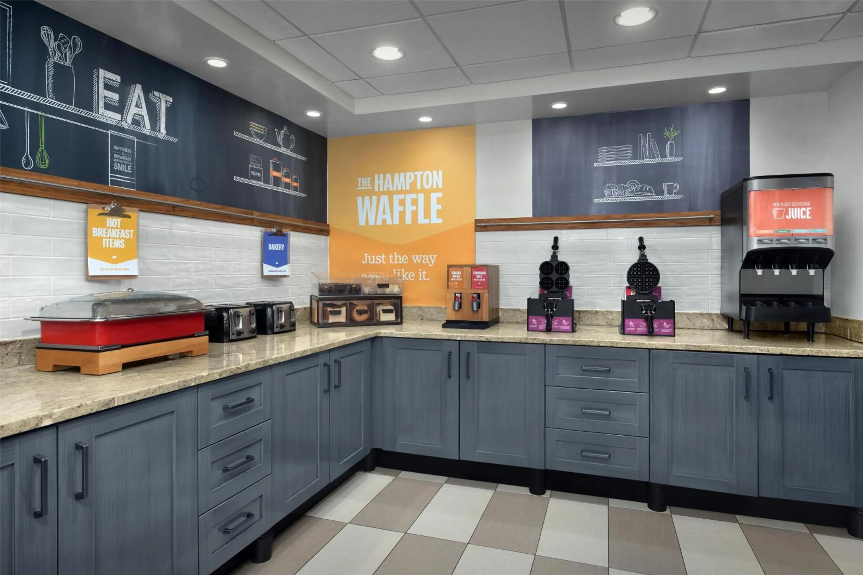 Breakfast in Hampton Inn Pittsburgh Greentree